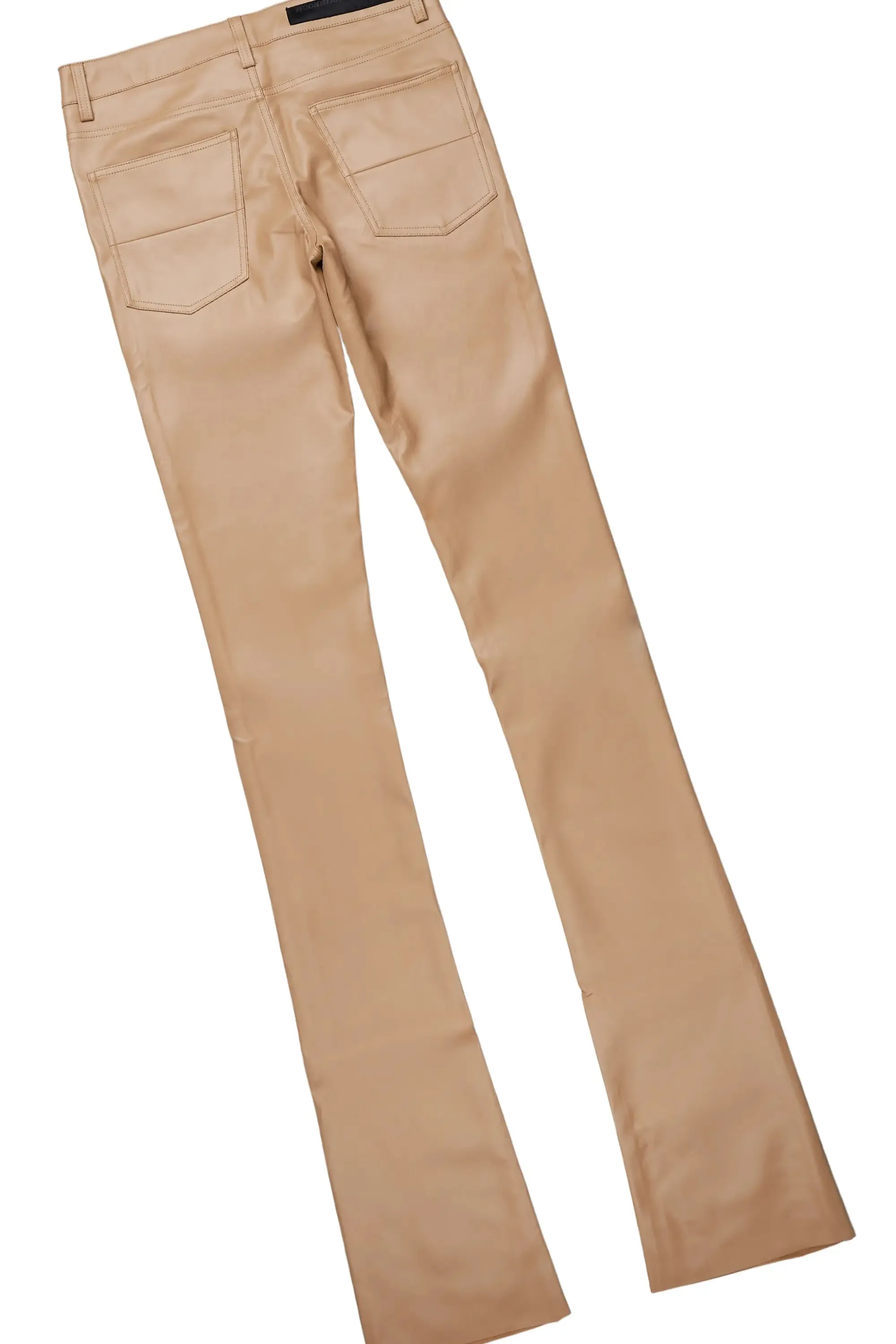 Grill Beige Oversized T-Shirt & Ricky Super Stacked Flare Jean Bundle sold by Rockstar Original product image thumbnail 5