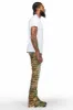 Raith Faded Camo Painter Stacked Flare Jean sold by Rockstar Original