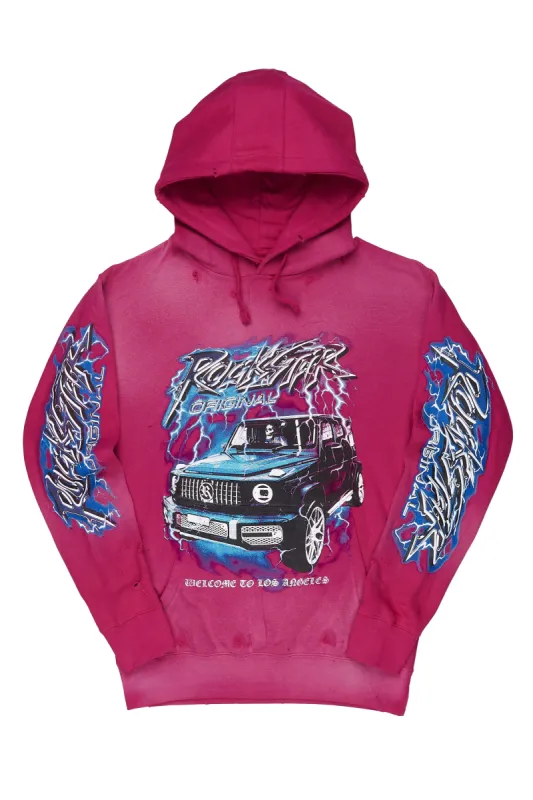 Hai Pink Graphic Hoodie sold by Rockstar Original