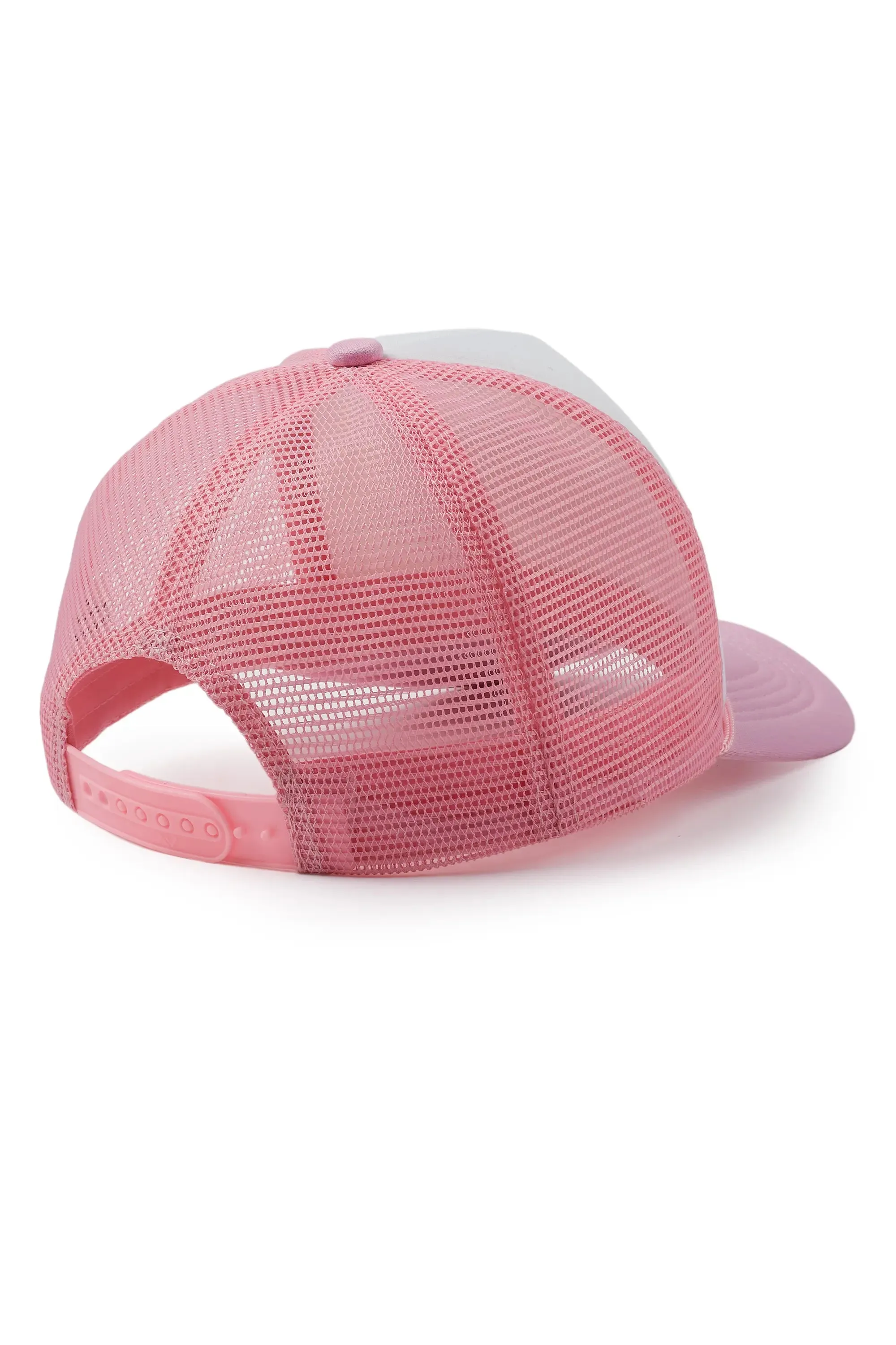 Darwin White/Light Pink Trucker Hat sold by Rockstar Original product image thumbnail 3