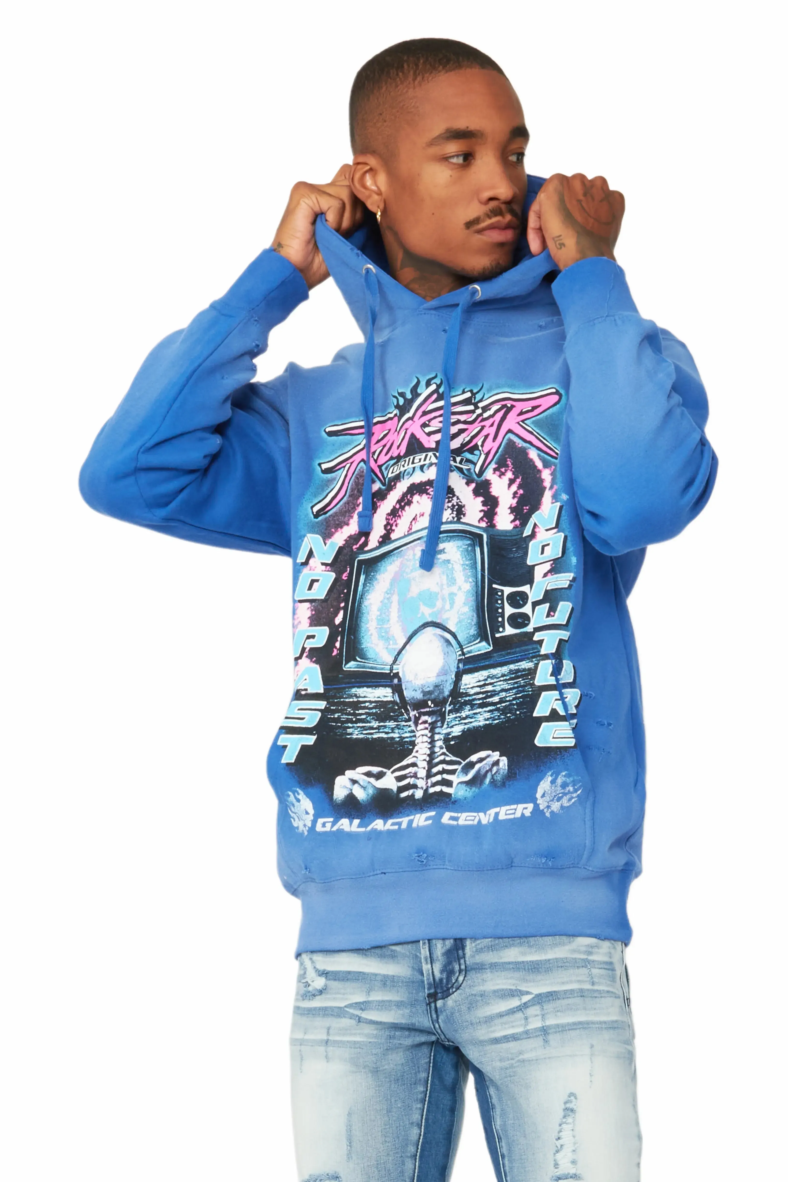 Jeton Blue Graphic Hoodie sold by Rockstar Original product image thumbnail 3