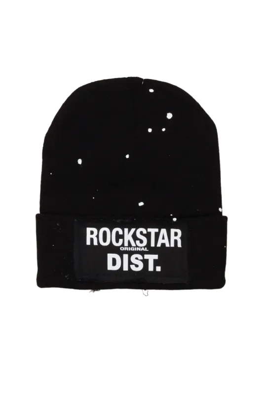 Tahjeiri Black Graphic Beanie sold by Rockstar Original