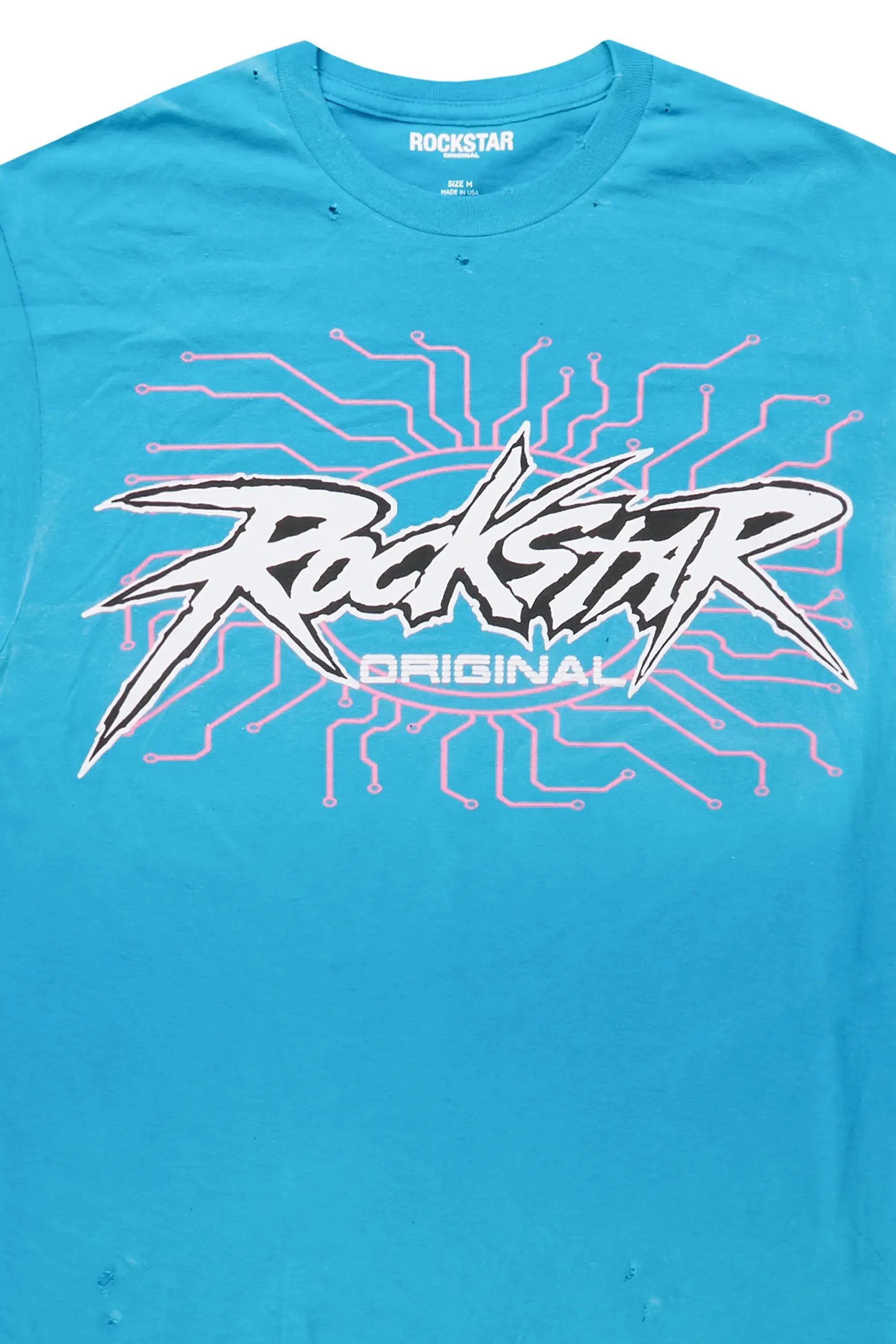 Race Teal Graphic T-Shirt sold by Rockstar Original product image thumbnail 2
