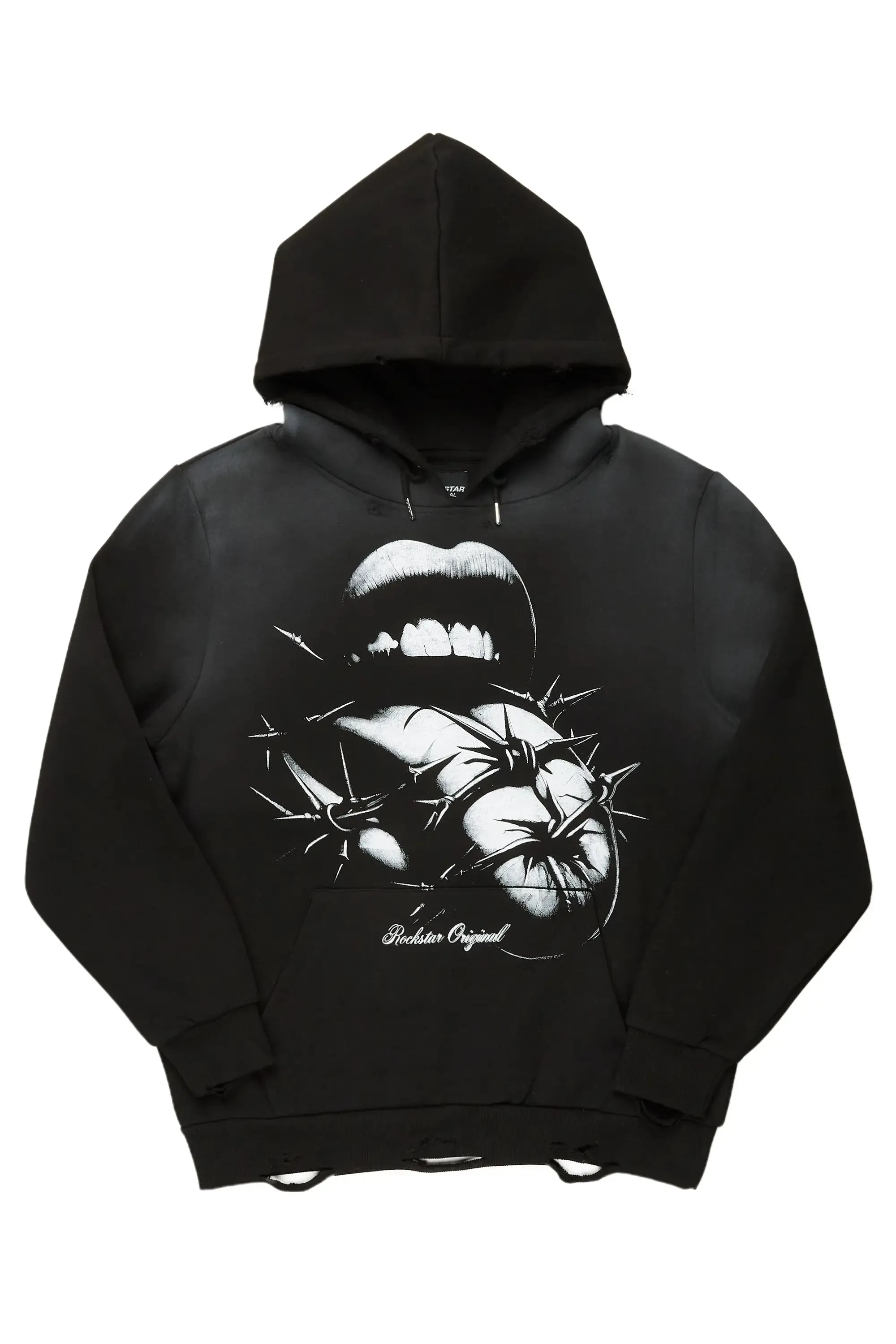 Schmear Black Graphic Hoodie sold by Rockstar Original