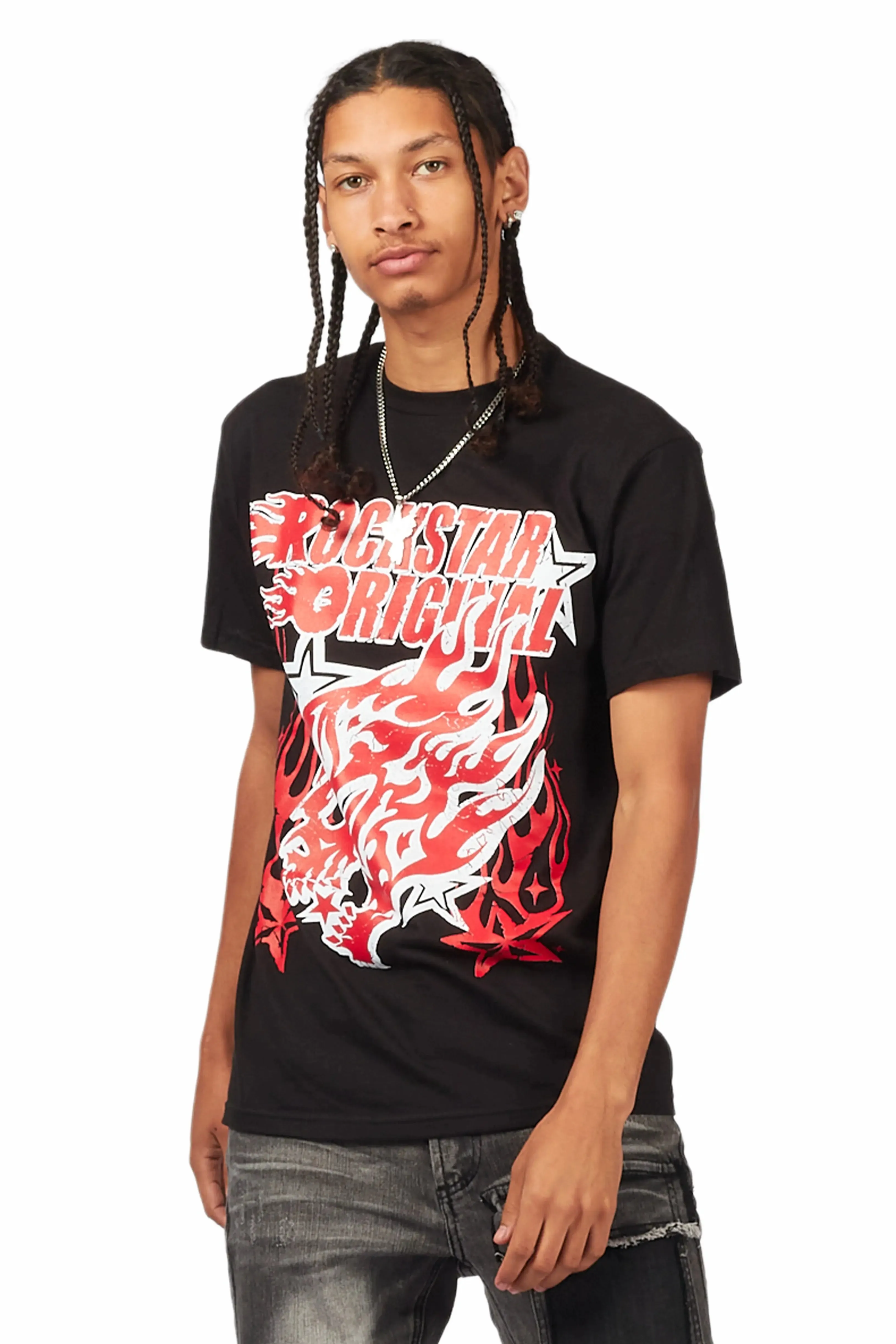 Smitty Black Graphic T-Shirt sold by Rockstar Original product image thumbnail 4
