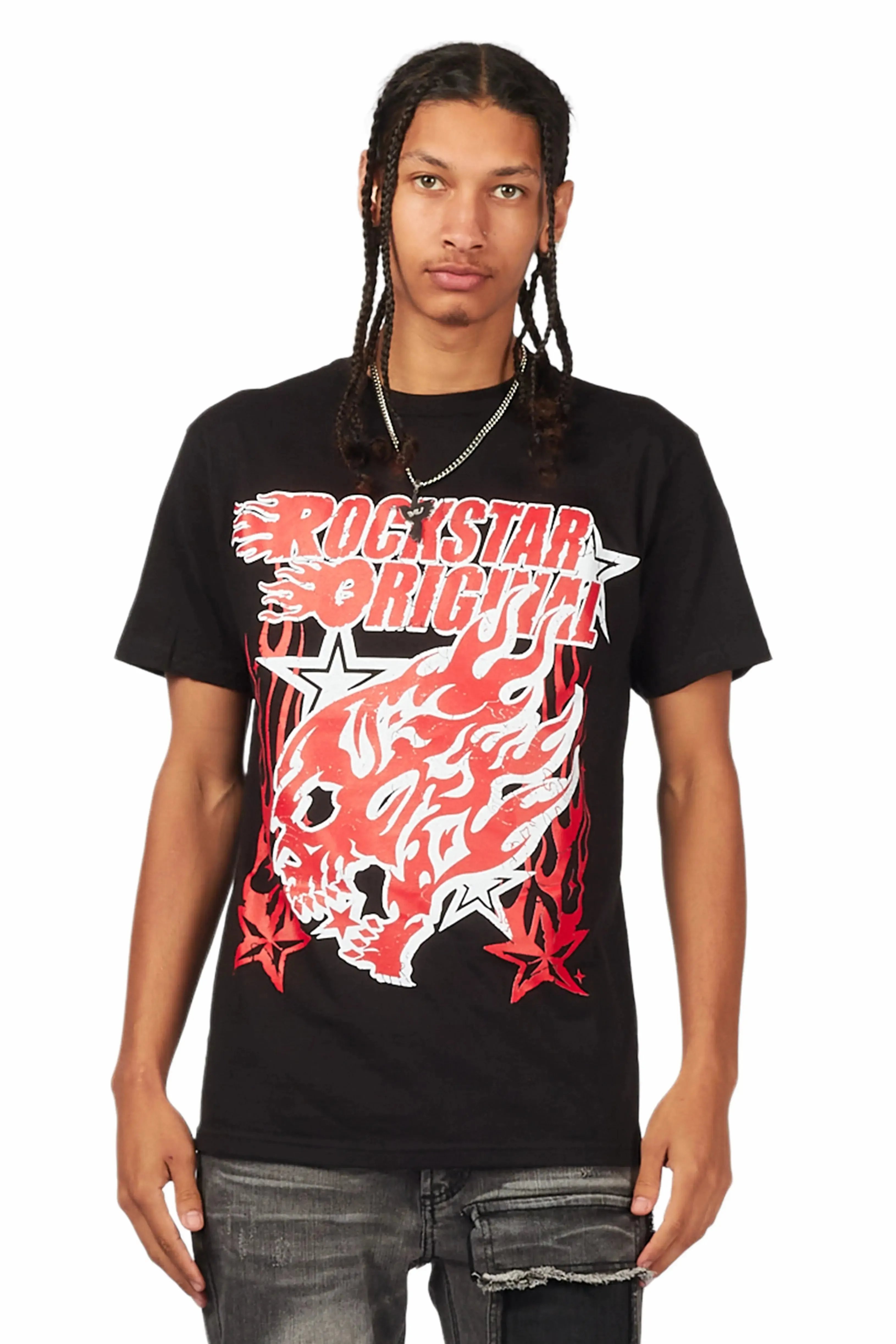 Smitty Black Graphic T-Shirt sold by Rockstar Original product image thumbnail 2