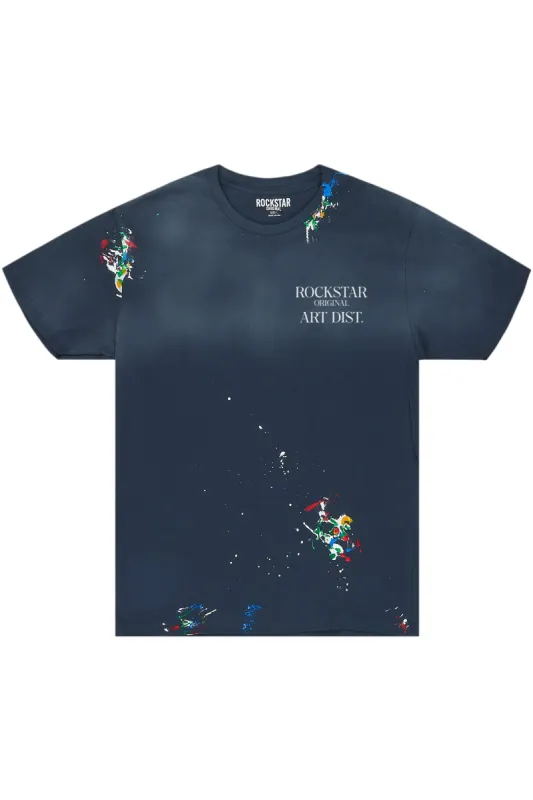 Palmer Indigo Graphic T-Shirt sold by Rockstar Original