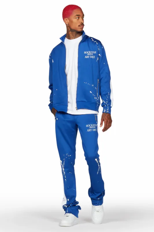 Albion Royal Blue Tricot Stacked Track Set sold by Rockstar Original