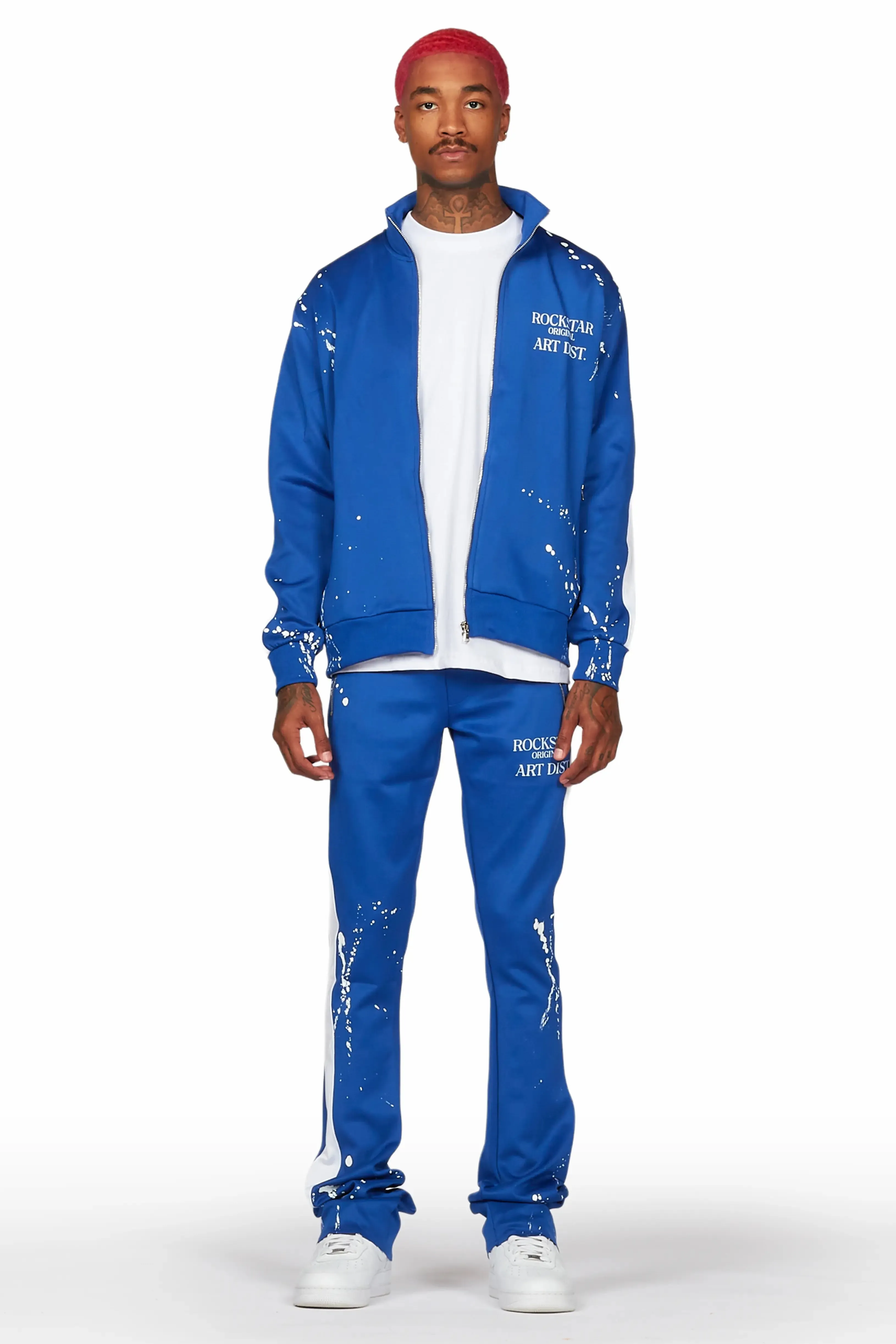 Albion Royal Blue Tricot Stacked Track Set sold by Rockstar Original product image thumbnail 3