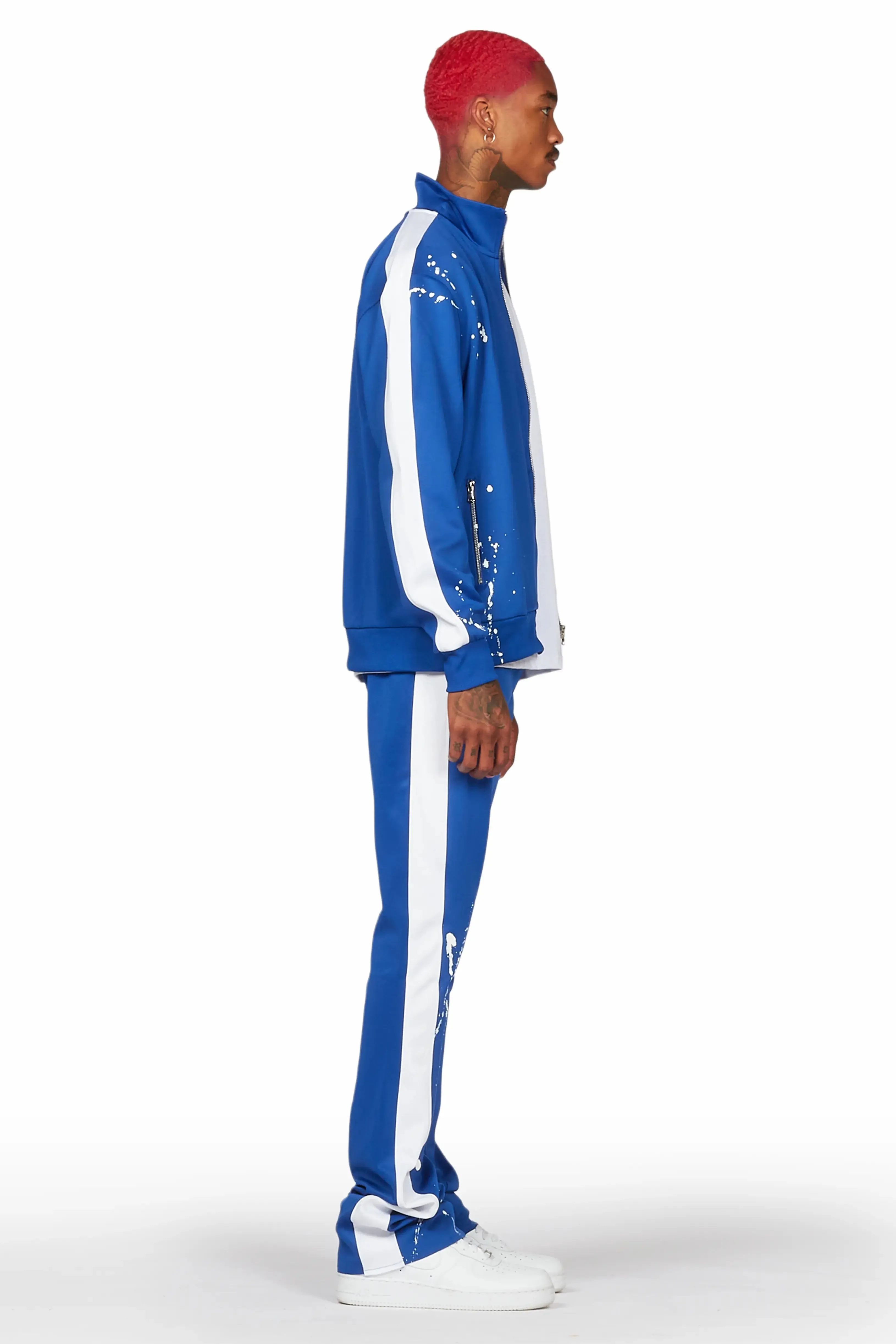 Albion Royal Blue Tricot Stacked Track Set sold by Rockstar Original product image thumbnail 4