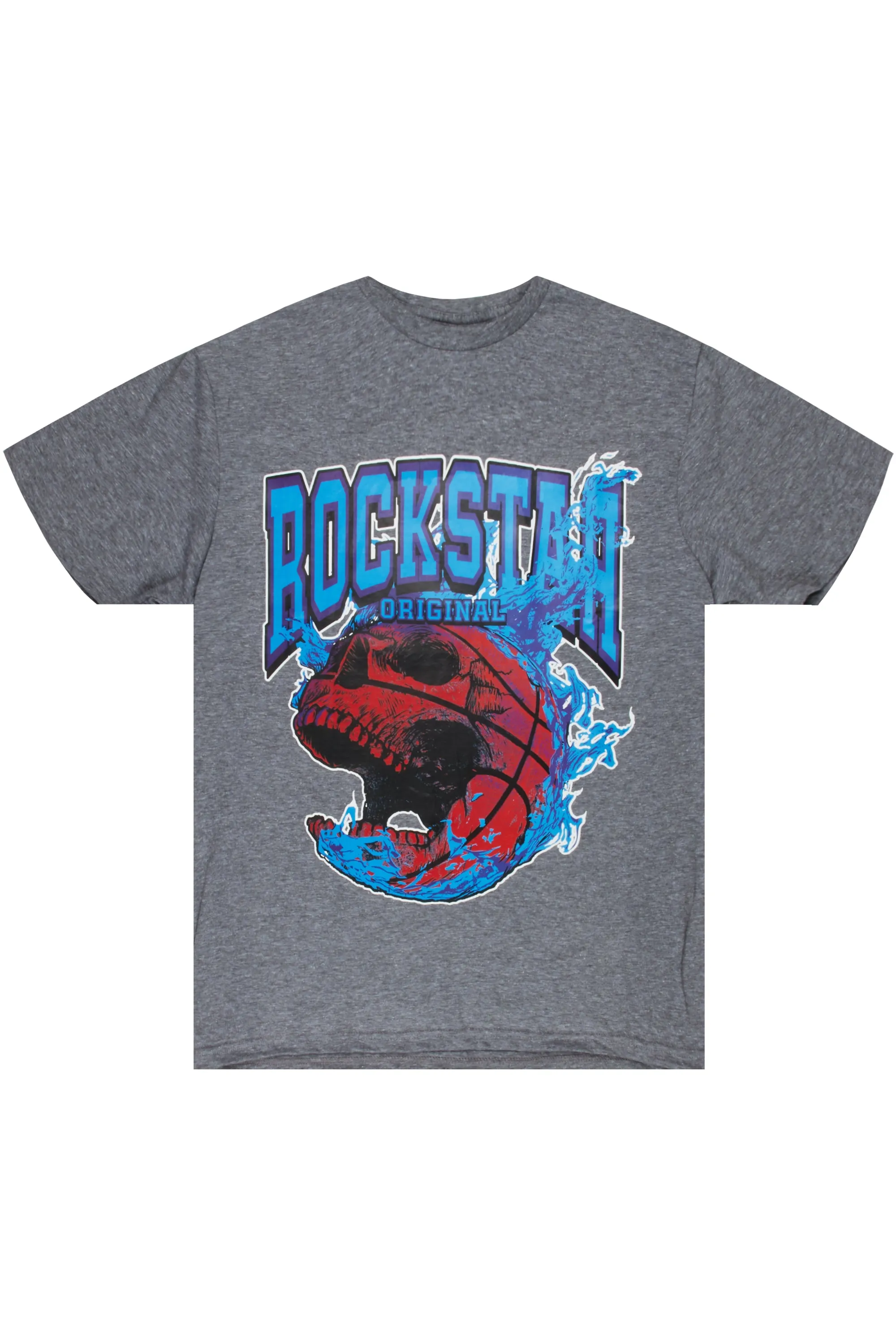 Gaius Graphic T-Shirt-Heather Grey sold by Rockstar Original