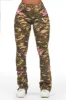 Daishia Camo Painted Super Stacked Jean sold by Rockstar Original