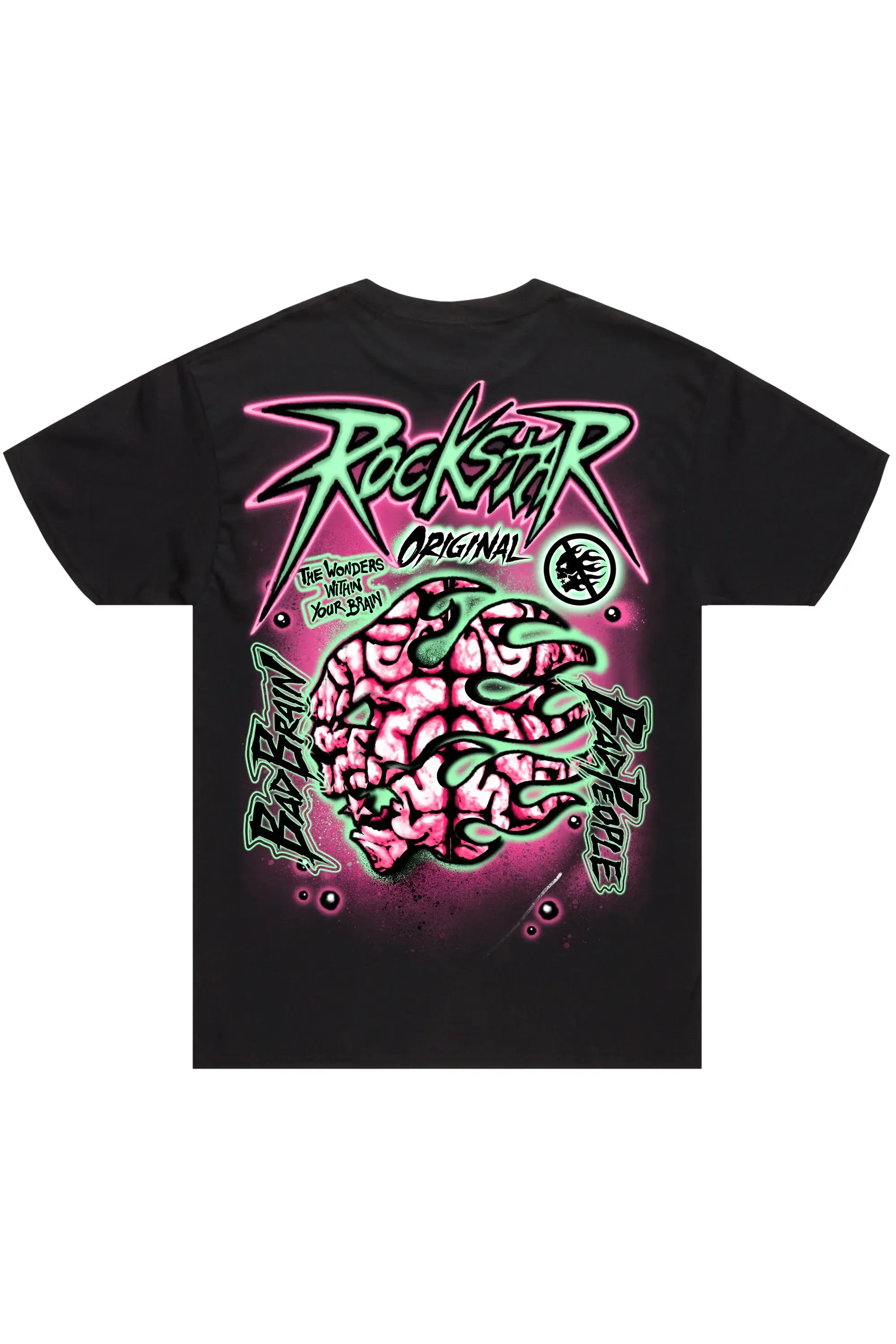 Yvetta Black Oversized T-Shirt sold by Rockstar Original product image thumbnail 2