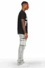 Dandy Light Grey Stacked Flare Cargo Jean sold by Rockstar Original