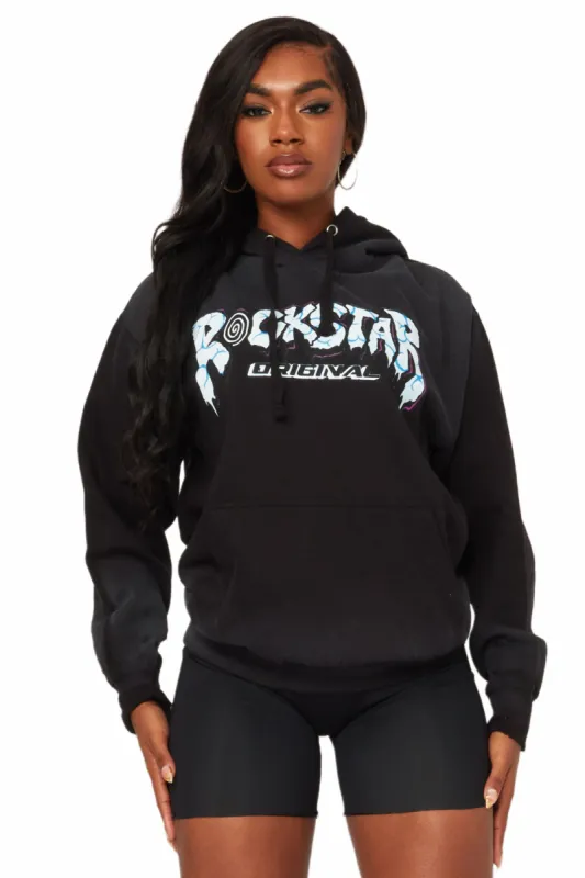 Robot Black Oversized Hoodie sold by Rockstar Original