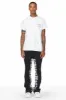 Konnor Black/White Stacked Flare Pants sold by Rockstar Original