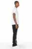 Konnor Black/White Stacked Flare Pants sold by Rockstar Original