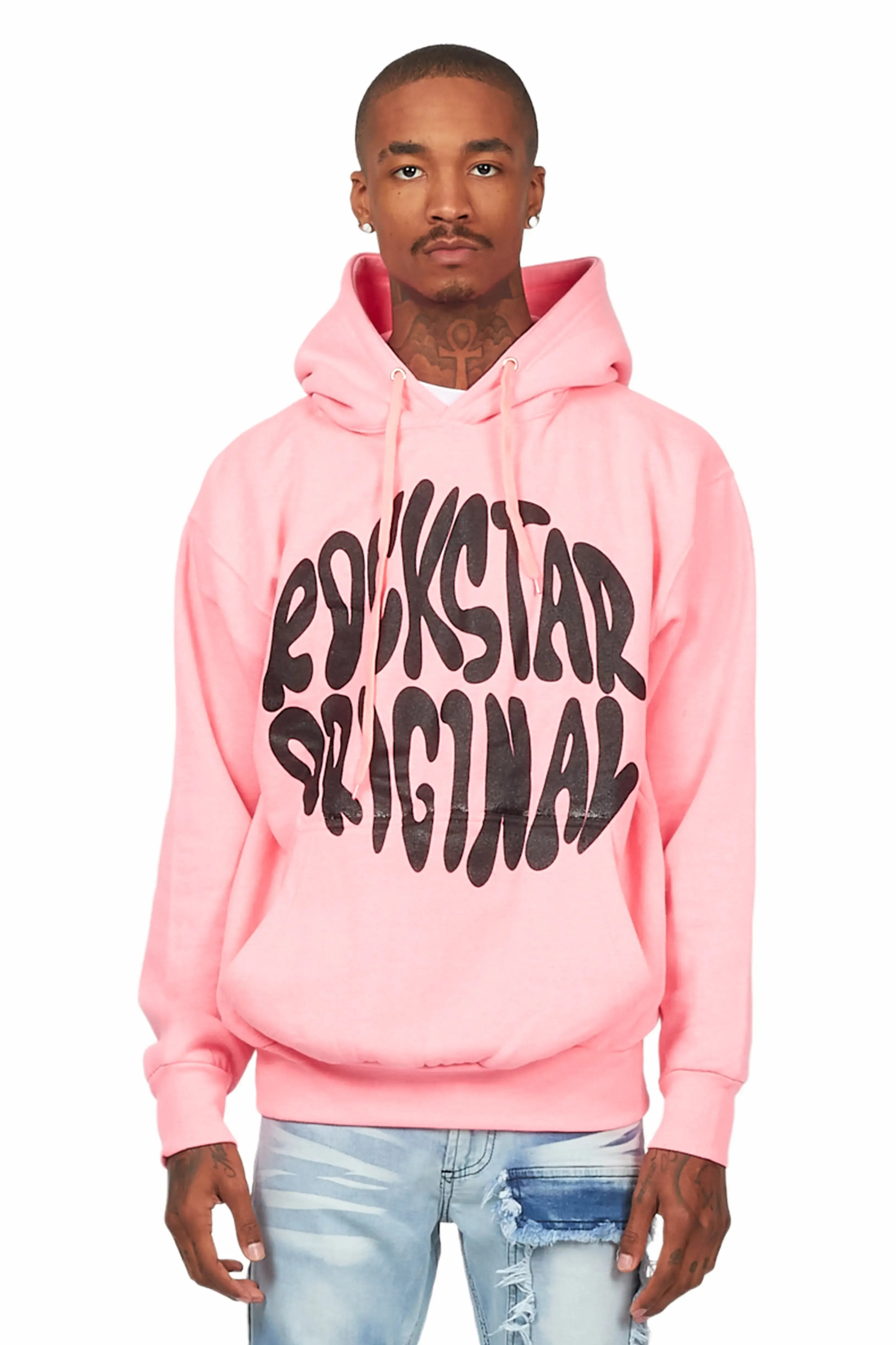 Thierry Fuchsia Graphic Hoodie sold by Rockstar Original