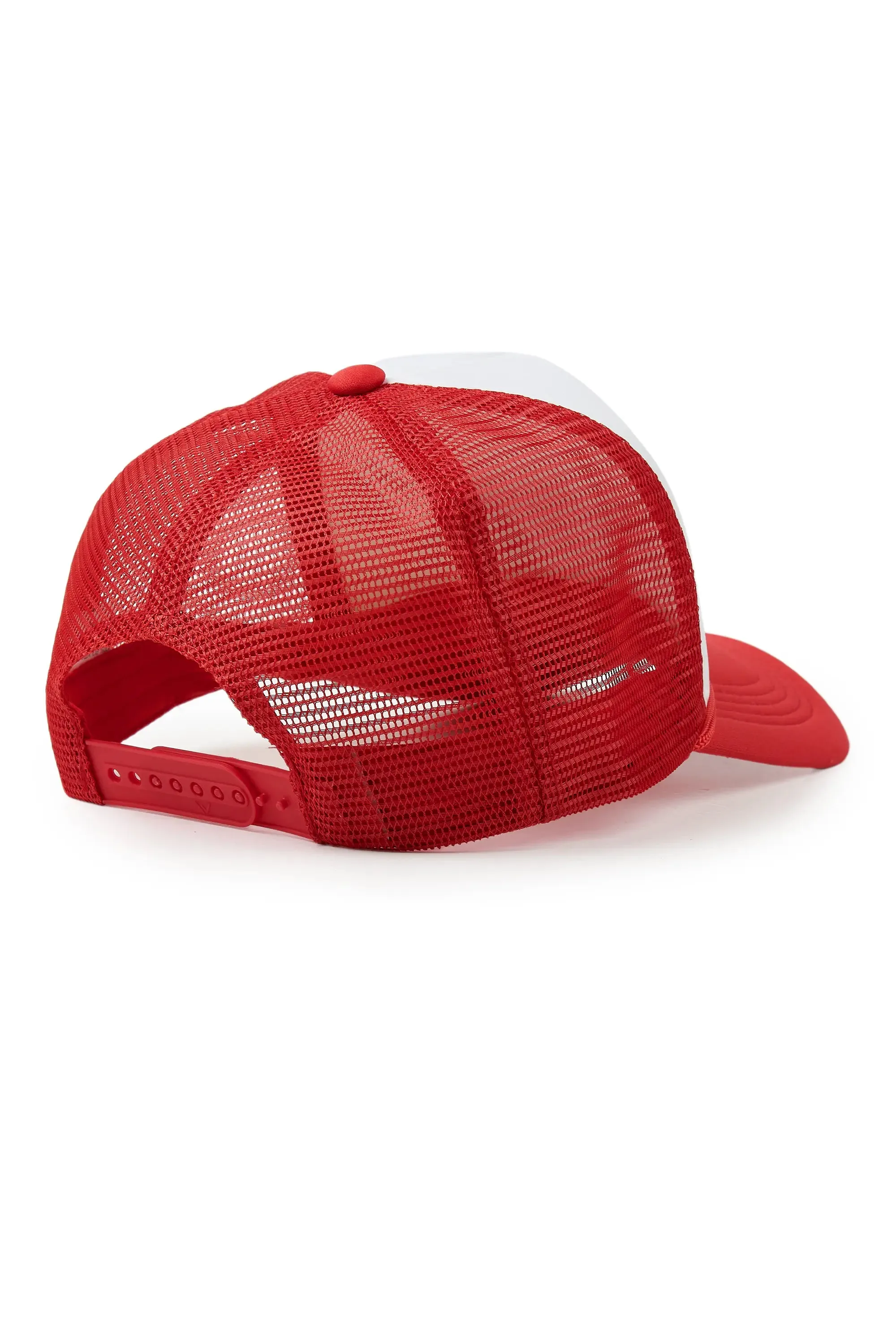 Mikelo White/Red Trucker Hat sold by Rockstar Original product image thumbnail 3