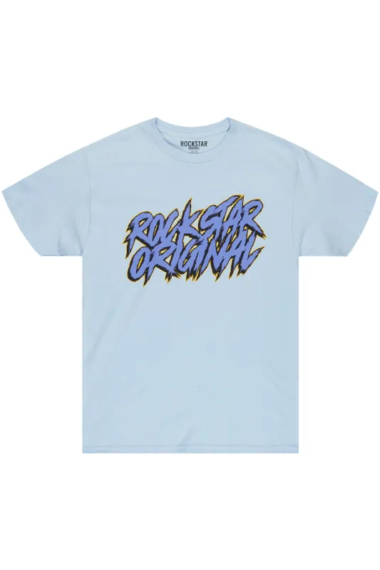 Zustrand Light Blue Graphic T-Shirt sold by Rockstar Original
