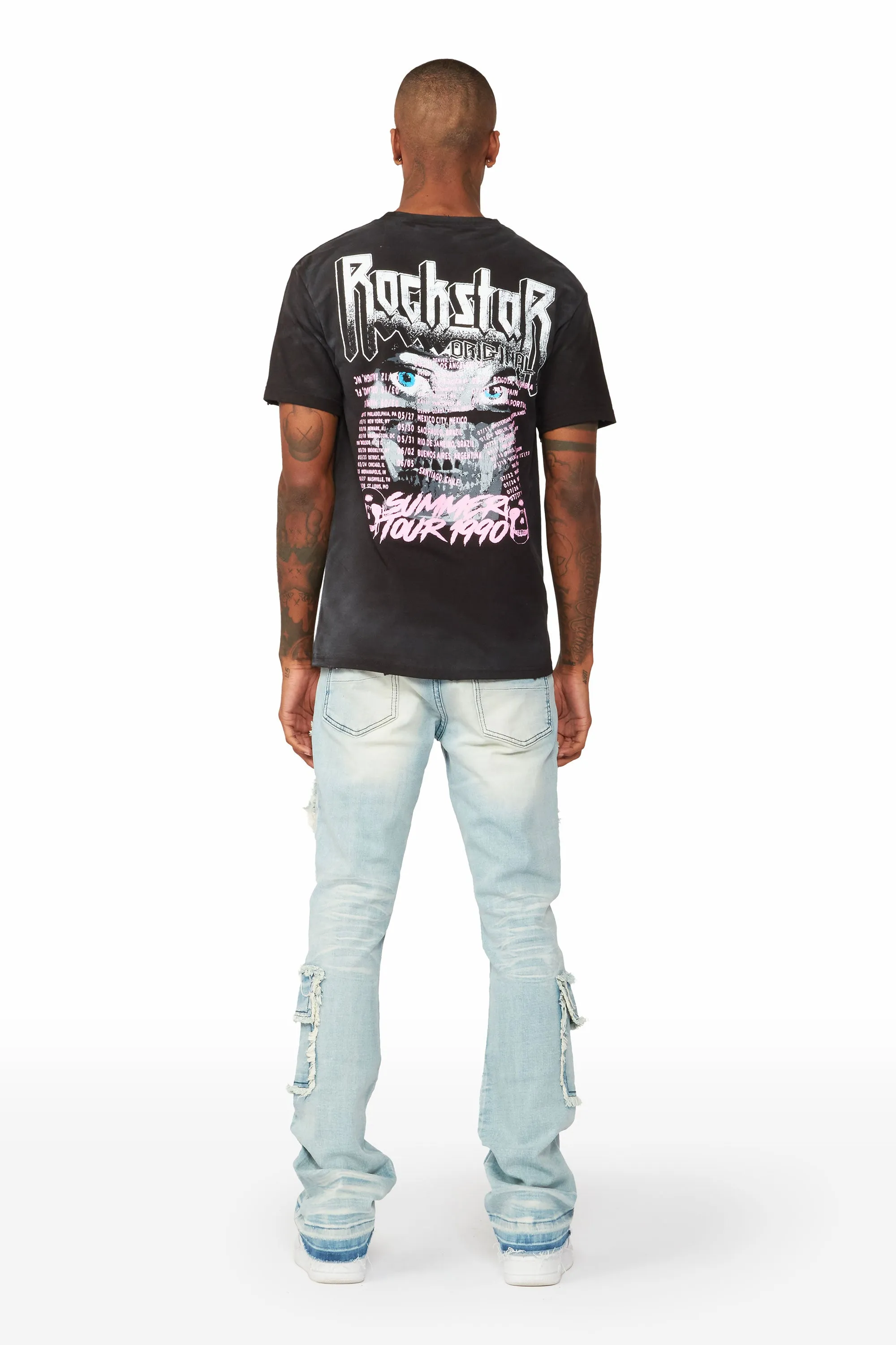 Dastard Black Graphic T-Shirt sold by Rockstar Original product image thumbnail 5