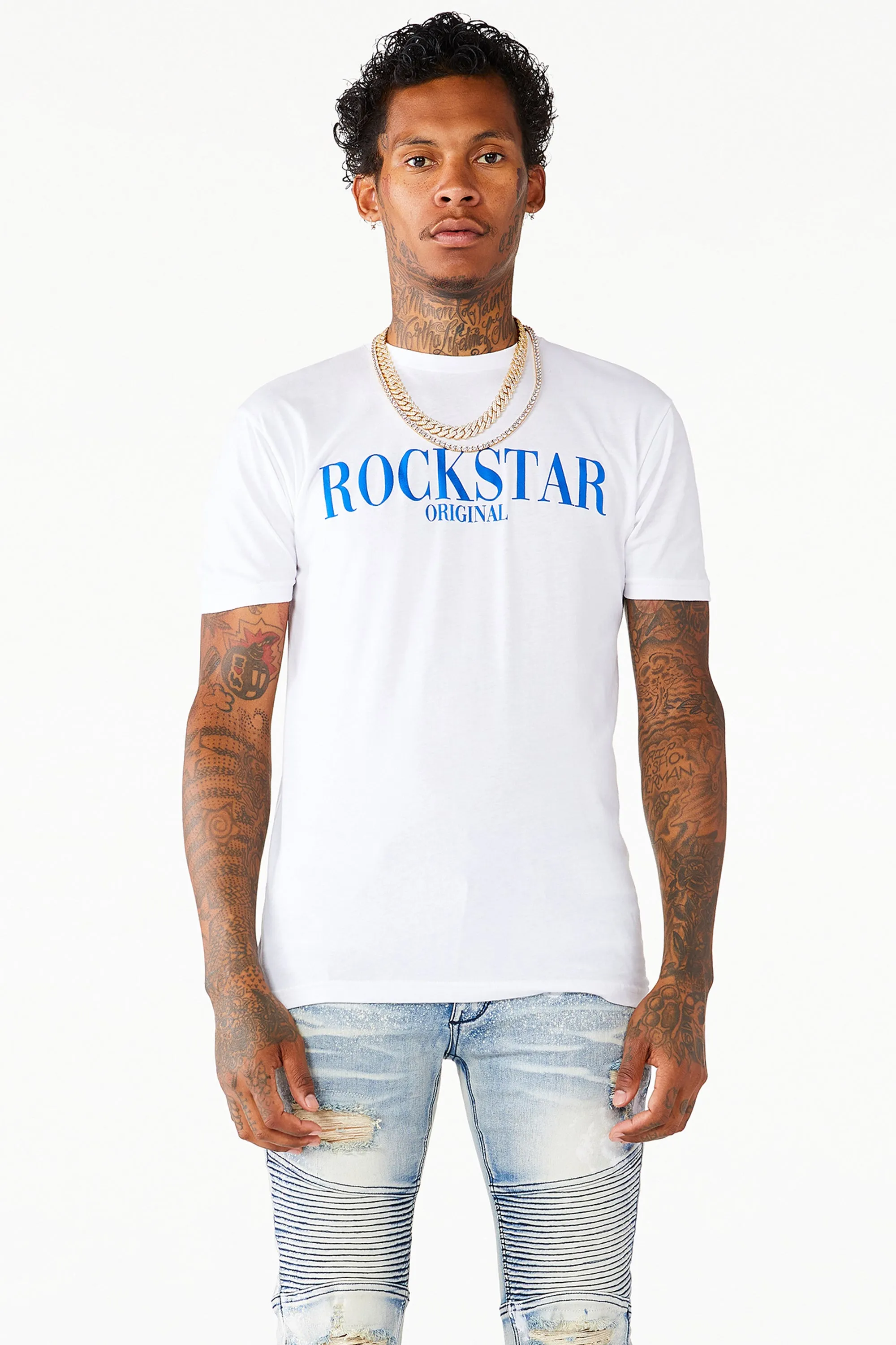 Octavio Printed T-Shirt-White sold by Rockstar Original product image thumbnail 3