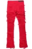 Conrad Red Stacked Flare Jean sold by Rockstar Original