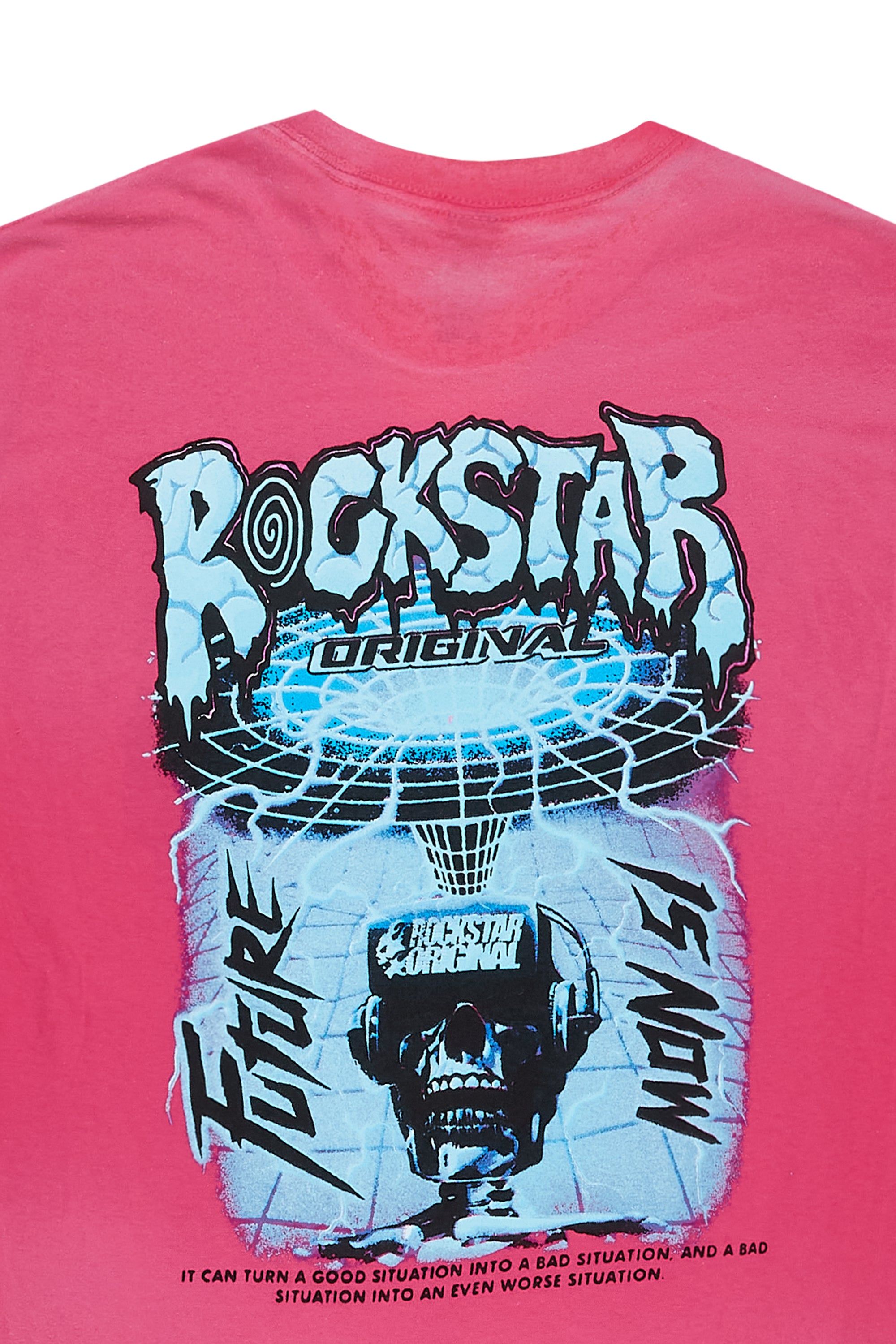 Gorka Pink Graphic T-Shirt sold by Rockstar Original product image thumbnail 3