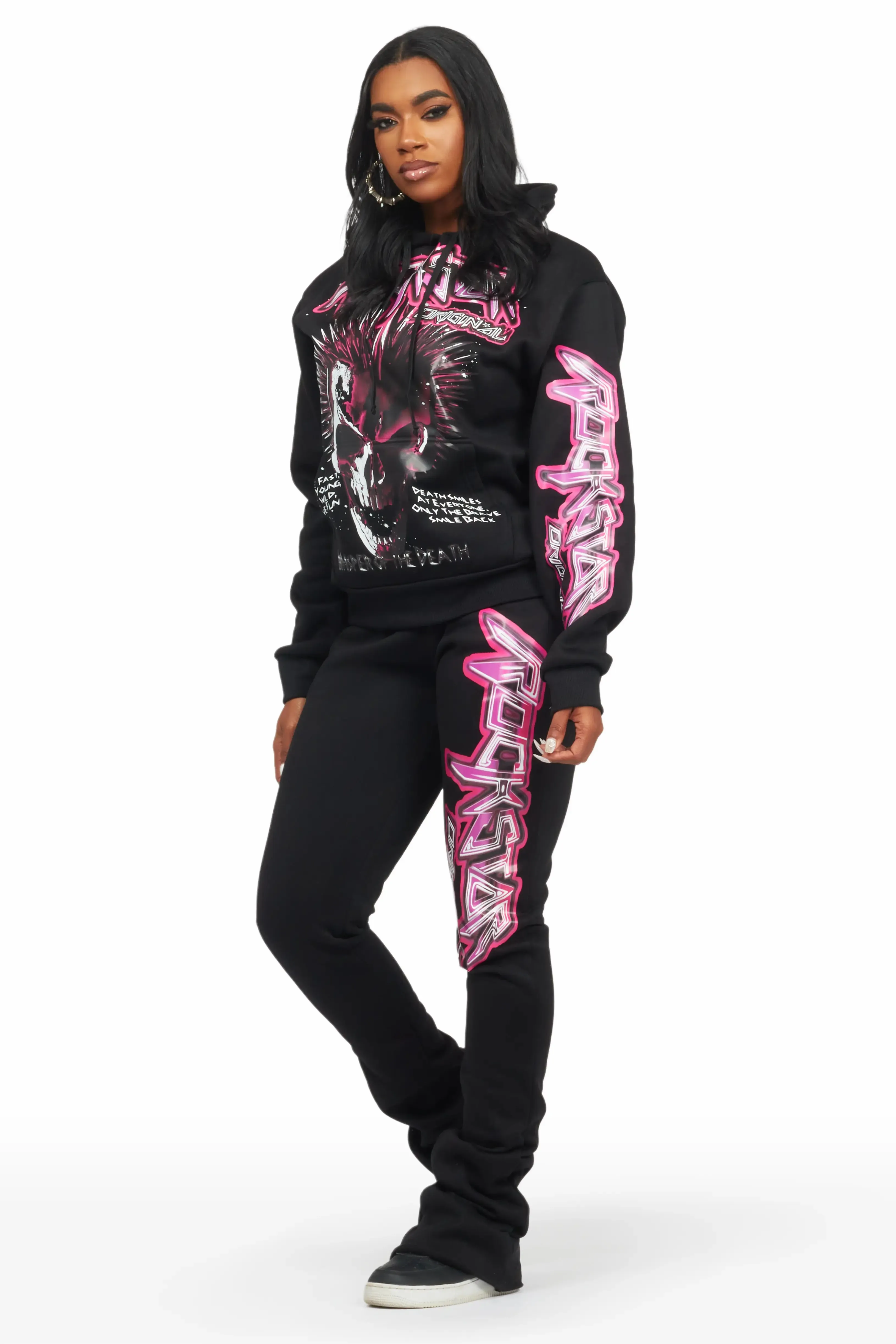 Neyeli Black Super Stacked Trackset sold by Rockstar Original product image thumbnail 3