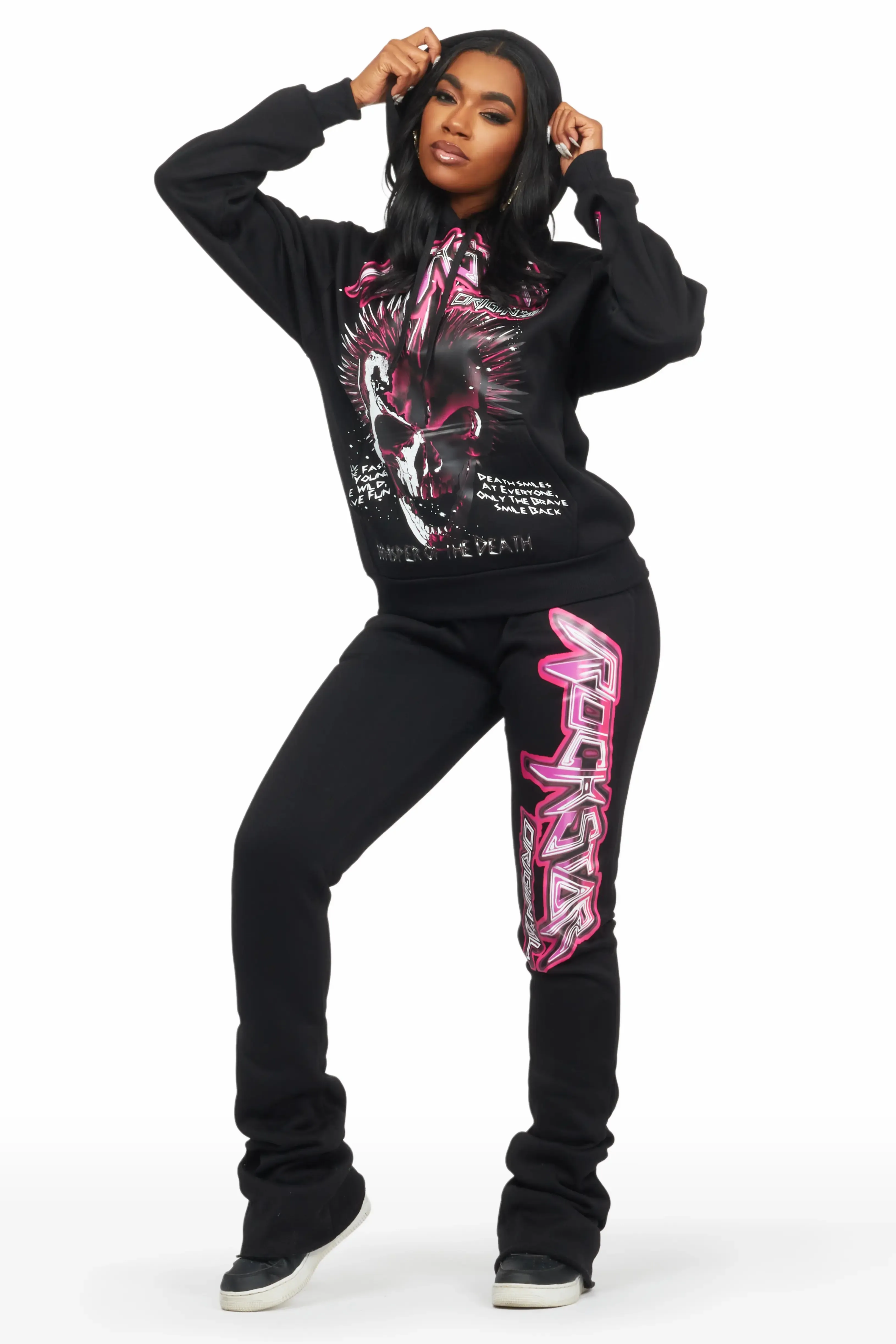 Neyeli Black Super Stacked Trackset sold by Rockstar Original product image thumbnail 5