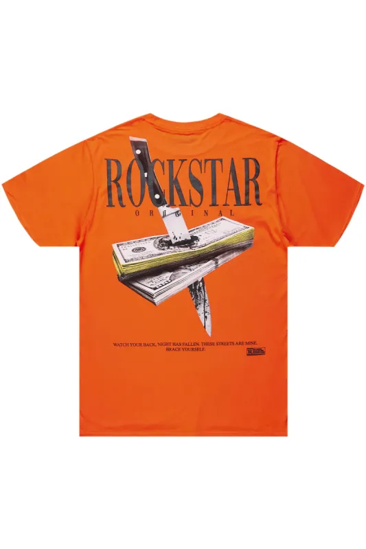 Sheridan Orange Oversized T-Shirt sold by Rockstar Original