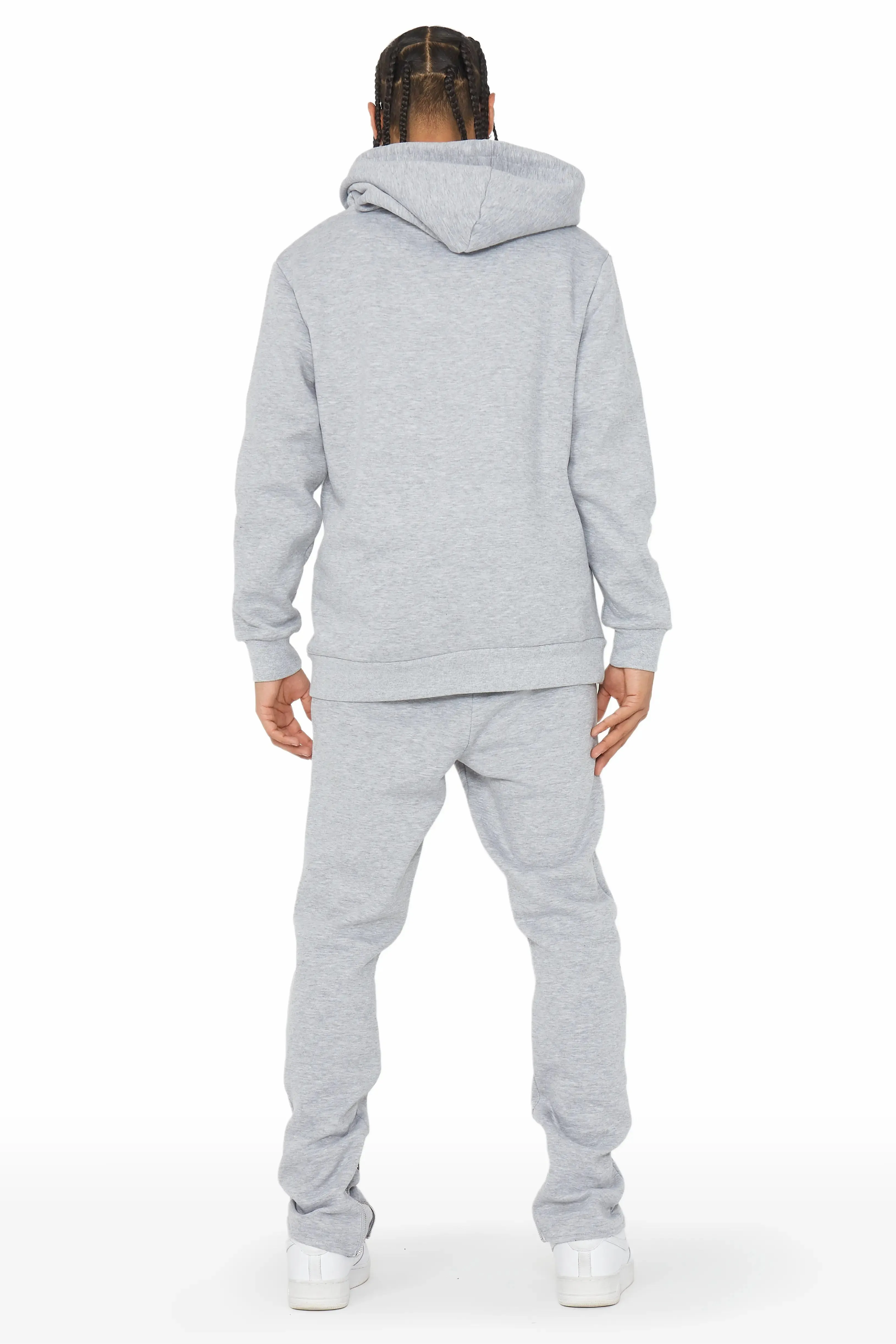 Warblen Grey/Blue Slim Fit Track Set sold by Rockstar Original product image thumbnail 4