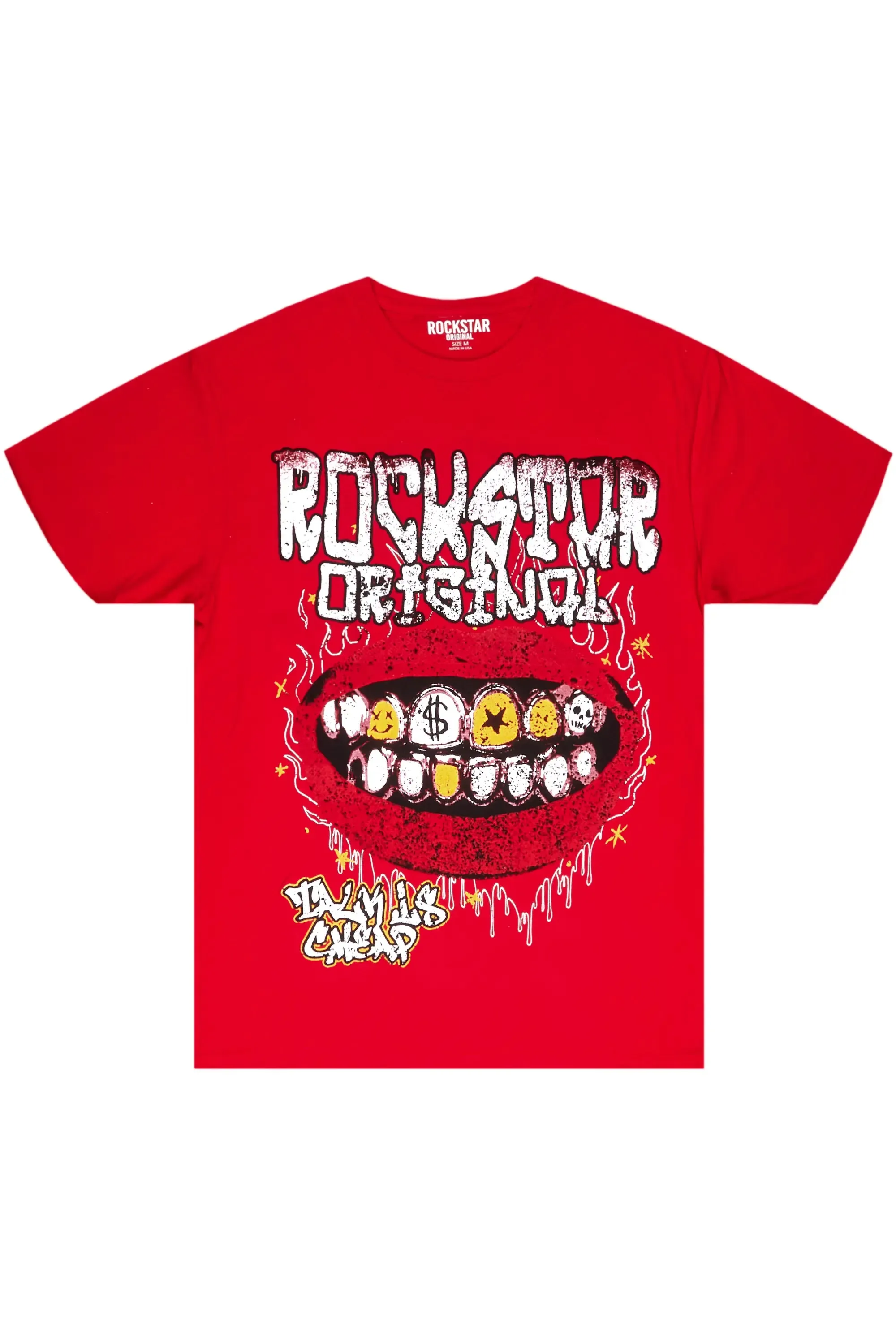 Sharia Red Oversized T-Shirt sold by Rockstar Original