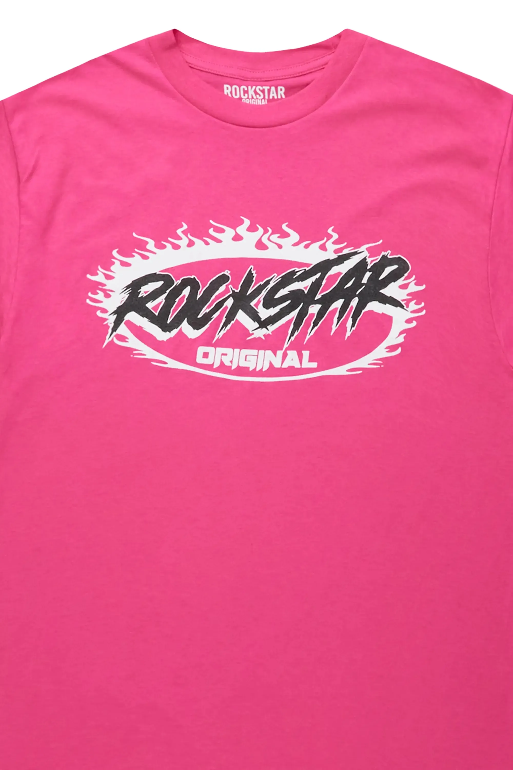 Draven Fuchsia Graphic T-Shirt sold by Rockstar Original product image thumbnail 5