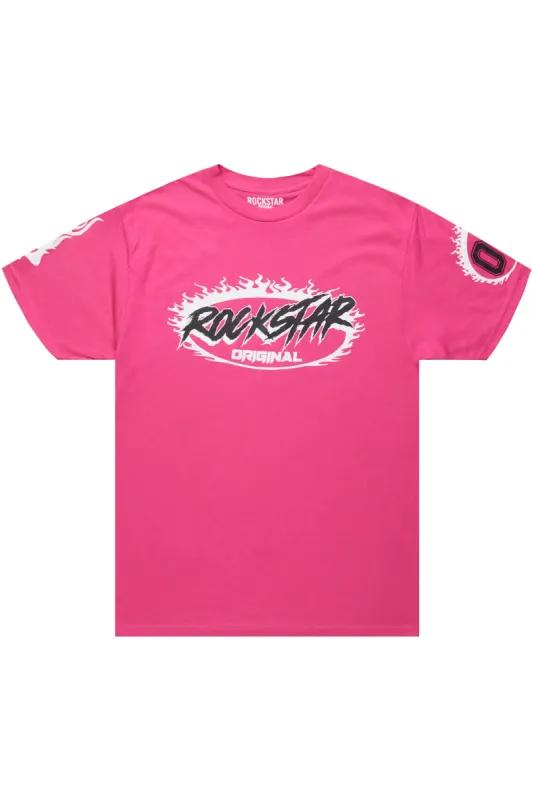 Draven Fuchsia Graphic T-Shirt sold by Rockstar Original