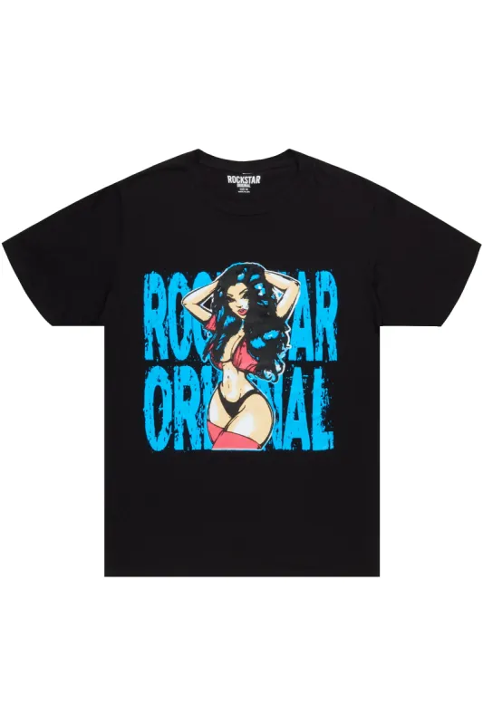 Angra Black Graphic T-Shirt sold by Rockstar Original