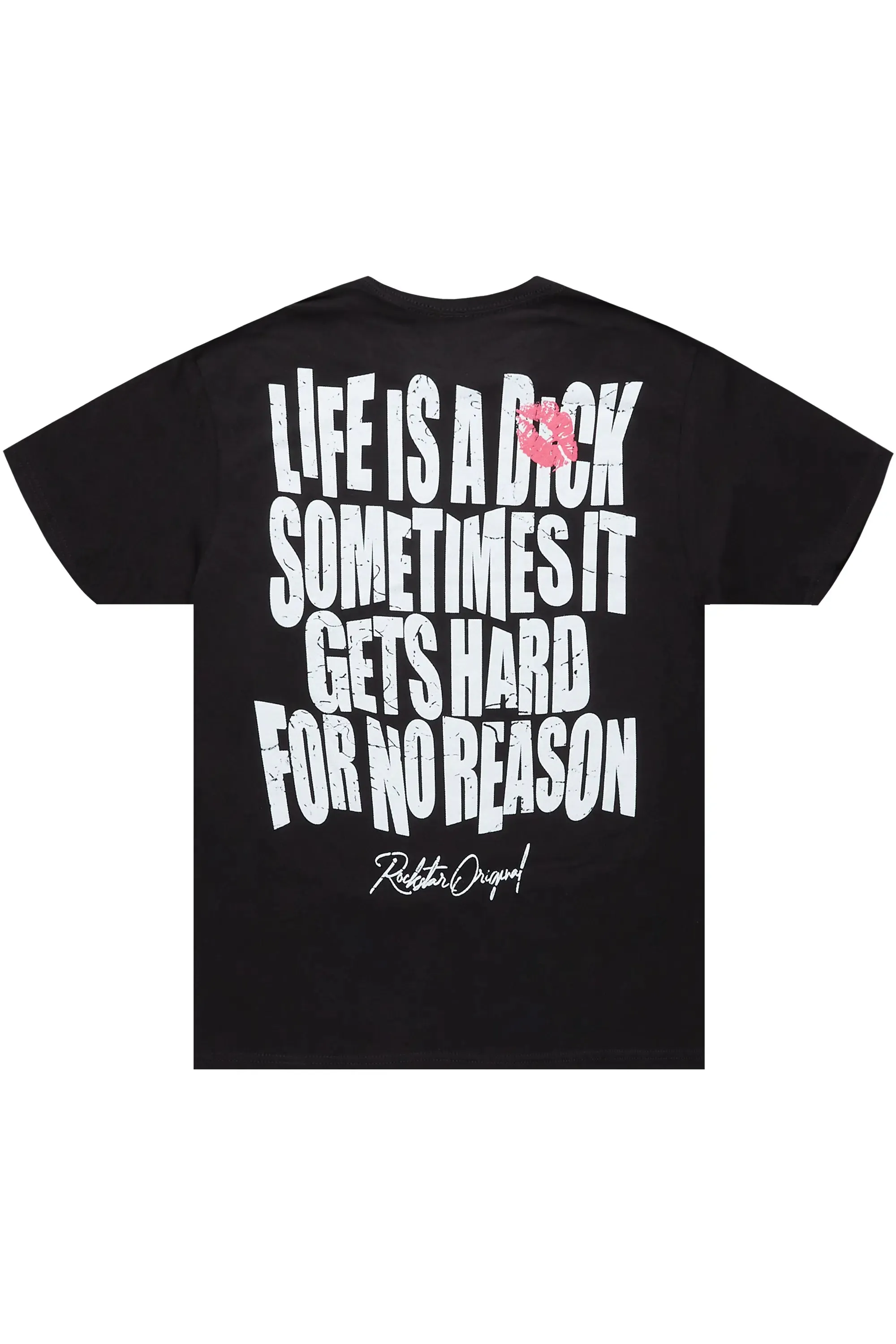 Cresia Black Oversized T-Shirt sold by Rockstar Original product image thumbnail 5