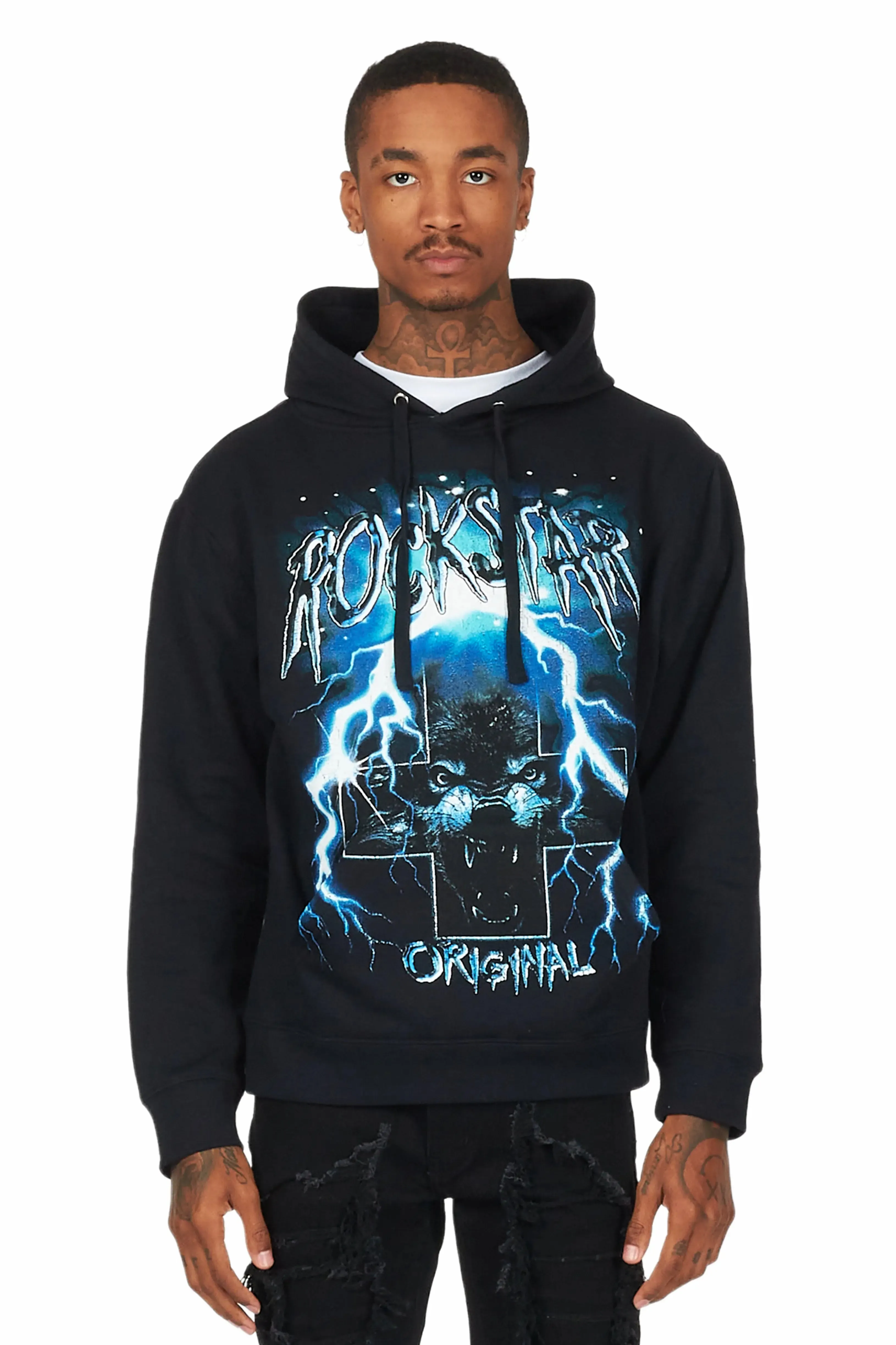 Bolk Black Graphic Hoodie sold by Rockstar Original