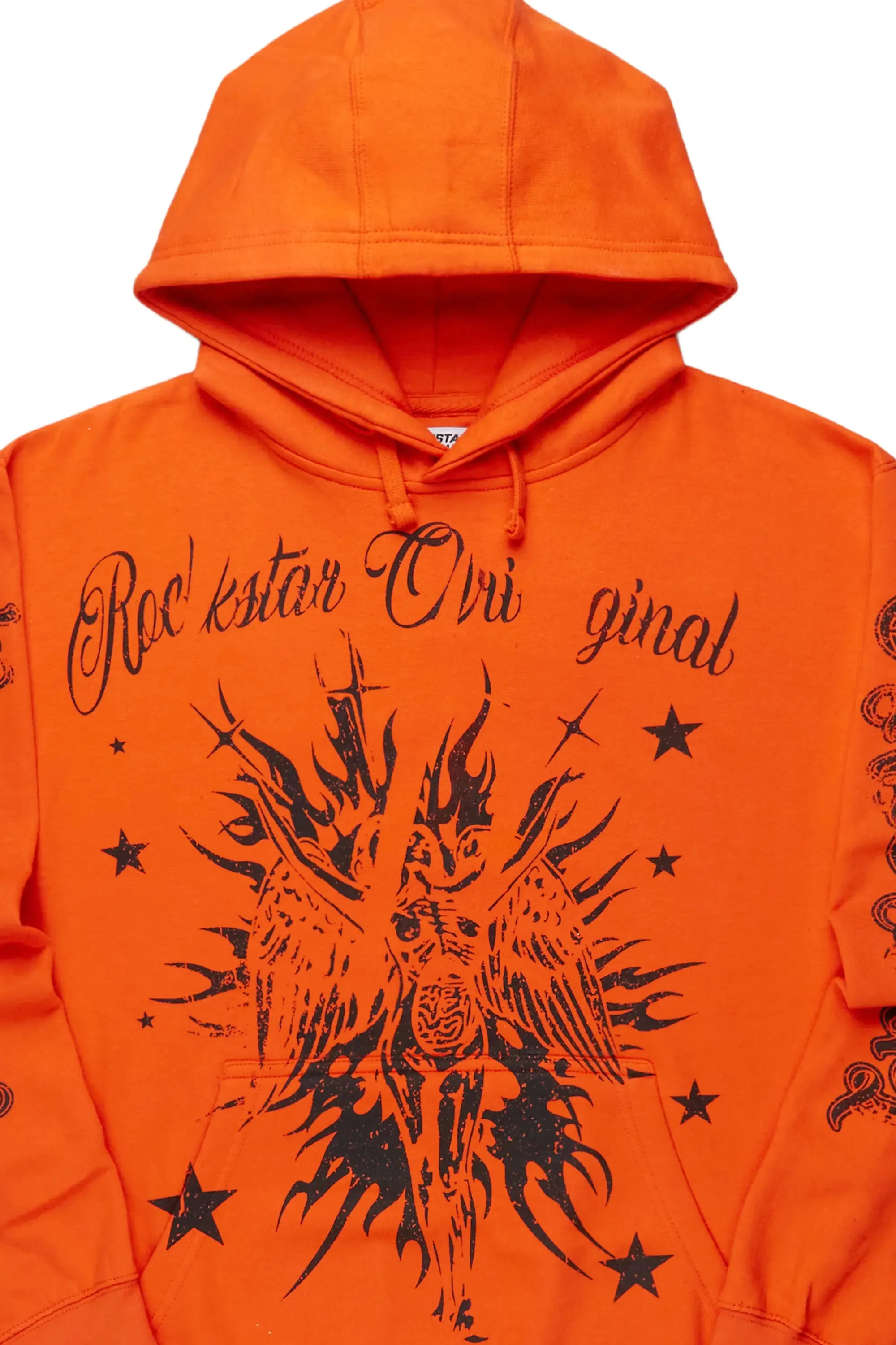Jamyia Orange Oversized Hoodie sold by Rockstar Original product image thumbnail 3