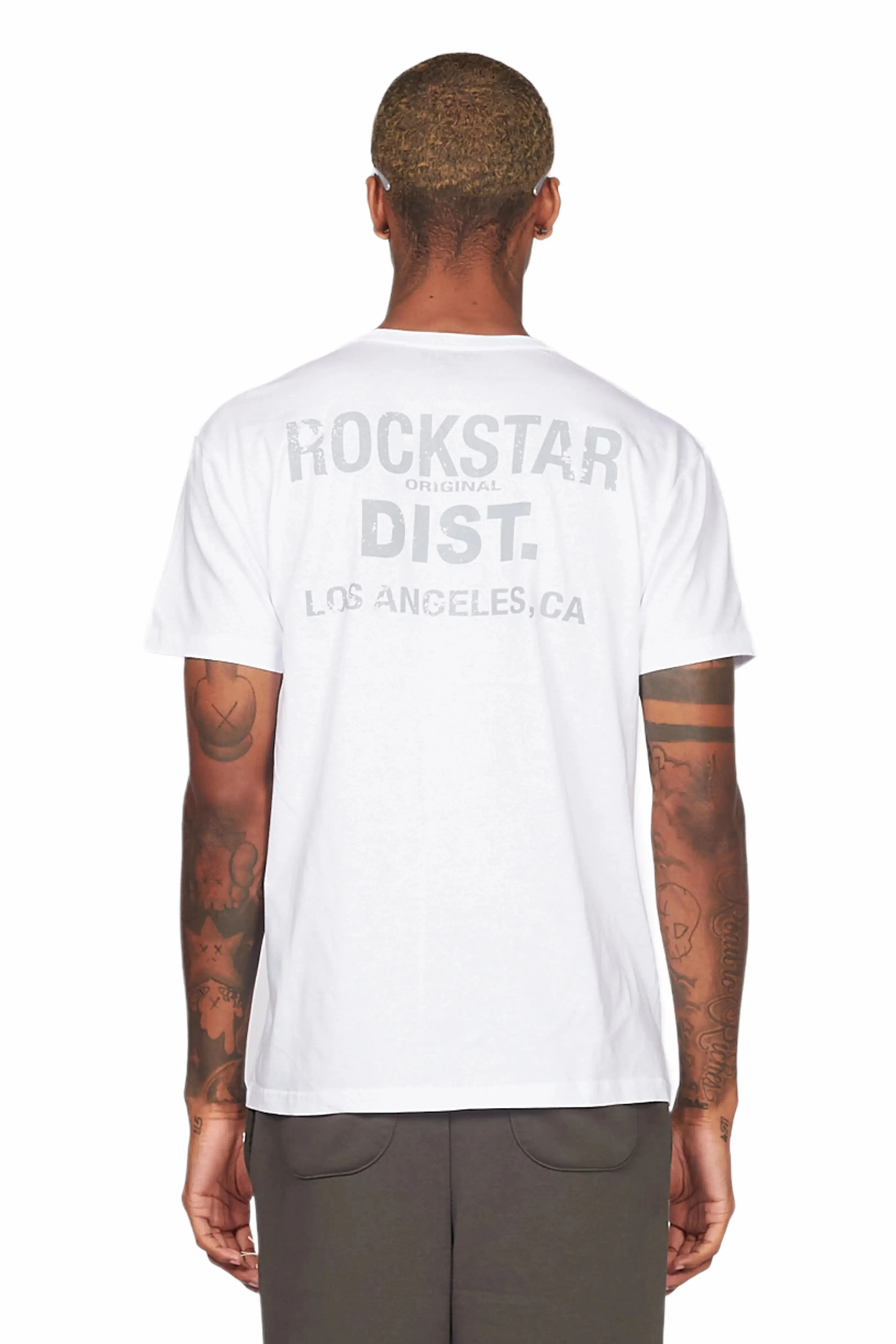 Lake White/Grey Graphic T-Shirt sold by Rockstar Original product image thumbnail 3