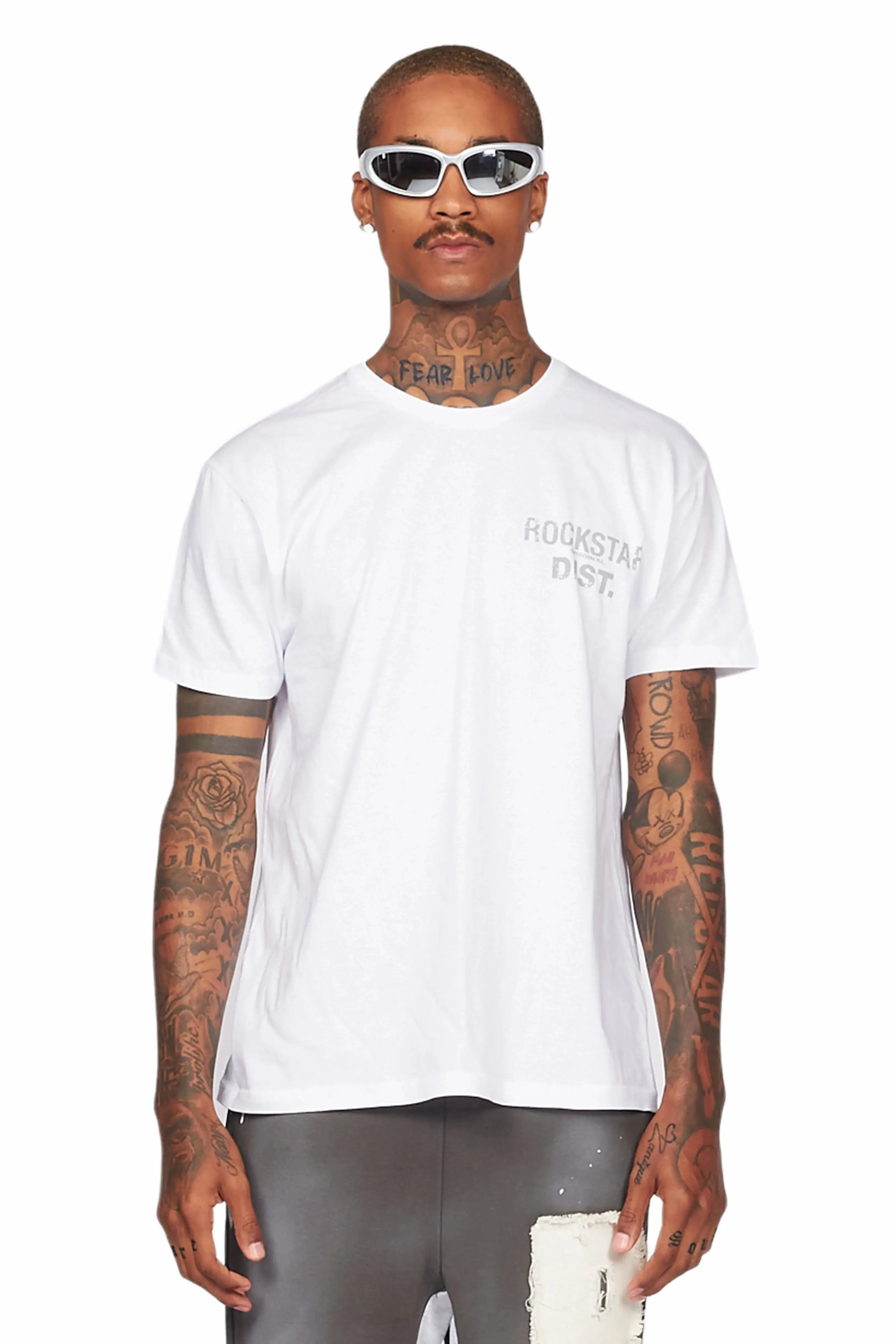 Lake White/Grey Graphic T-Shirt sold by Rockstar Original product image thumbnail 2