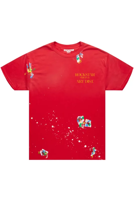 Palmer Red/Yellow Graphic T-Shirt sold by Rockstar Original