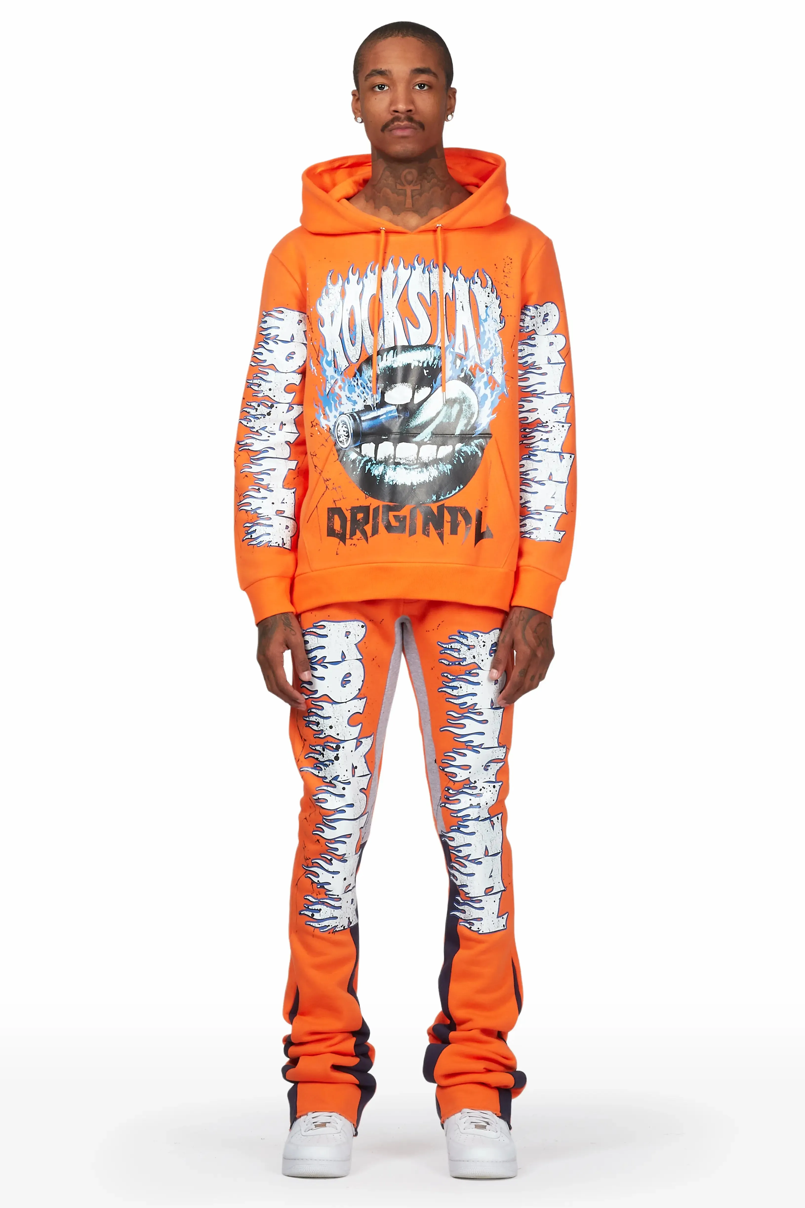 Jaxx Orange Super Stacked Flared Track Set sold by Rockstar Original