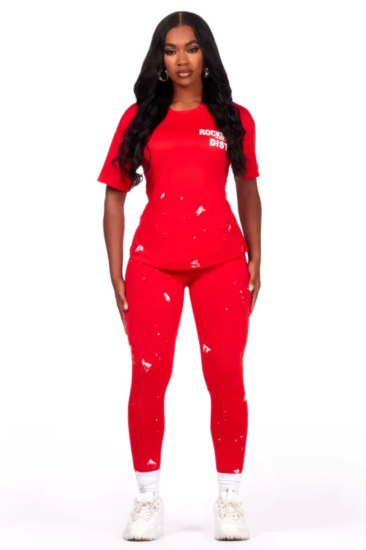 Danylle Red Legging Set sold by Rockstar Original