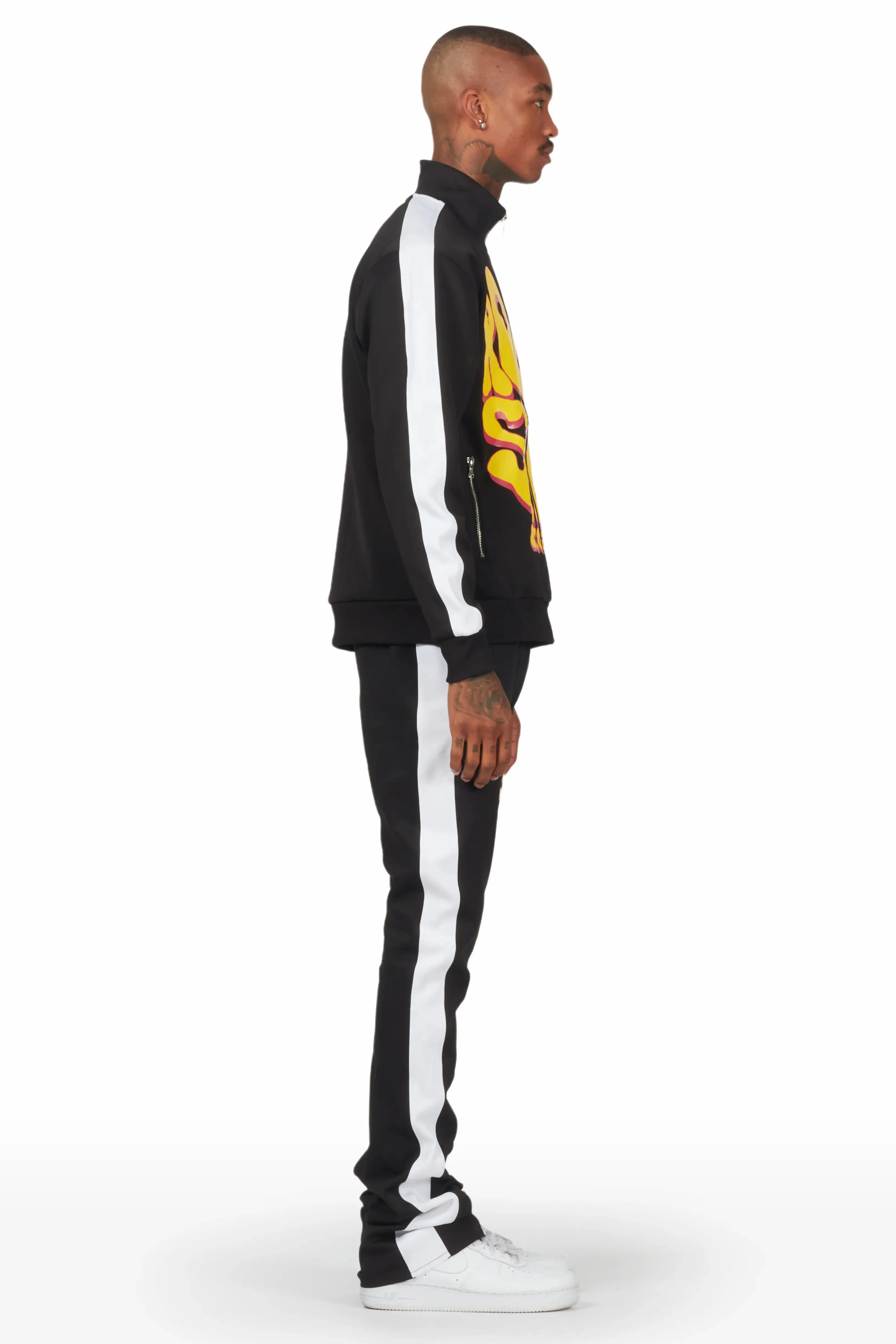 Warblen Black Tricot Stacked Track Set sold by Rockstar Original product image thumbnail 4