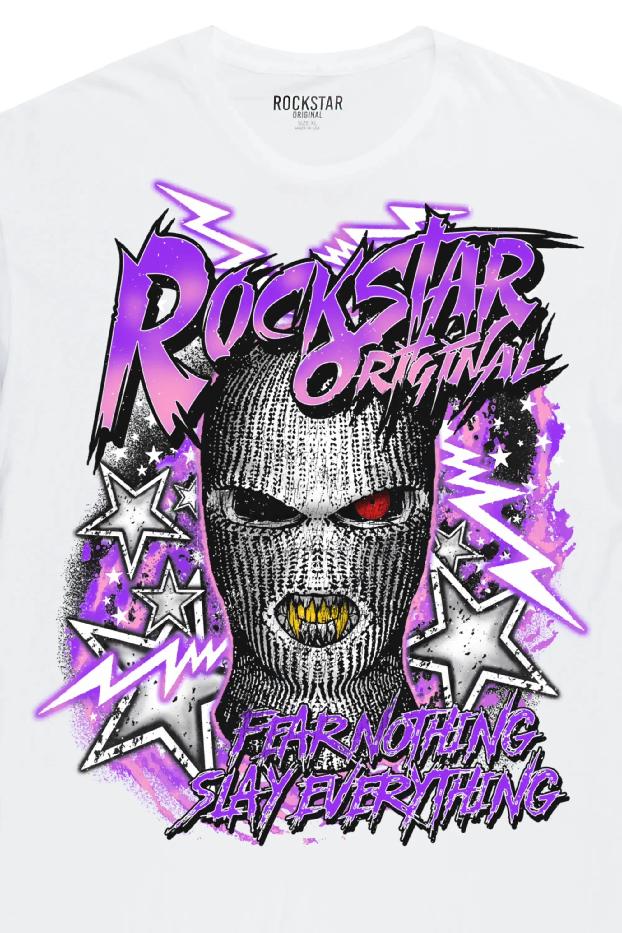 Brigit White Oversized T-Shirt sold by Rockstar Original product image thumbnail 2