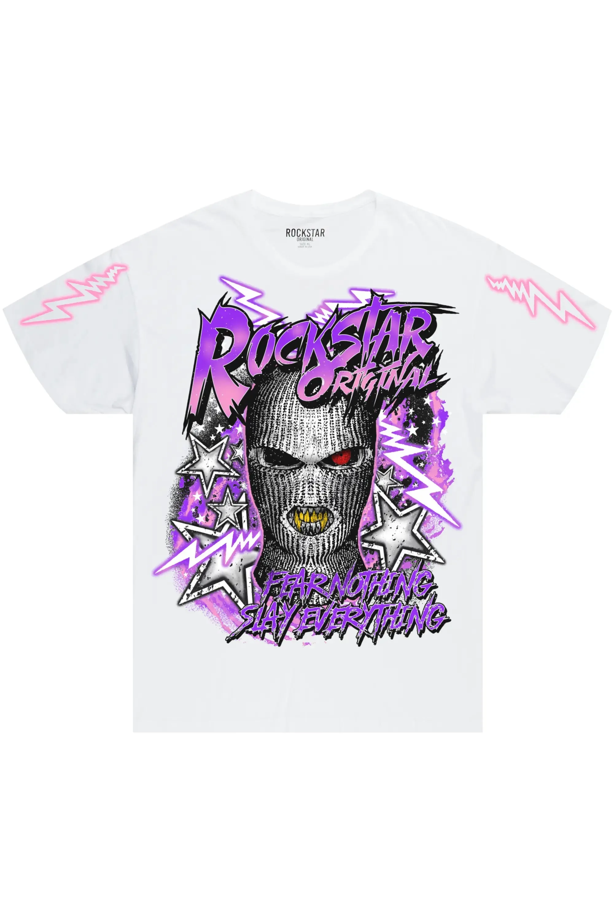 Brigit White Oversized T-Shirt sold by Rockstar Original