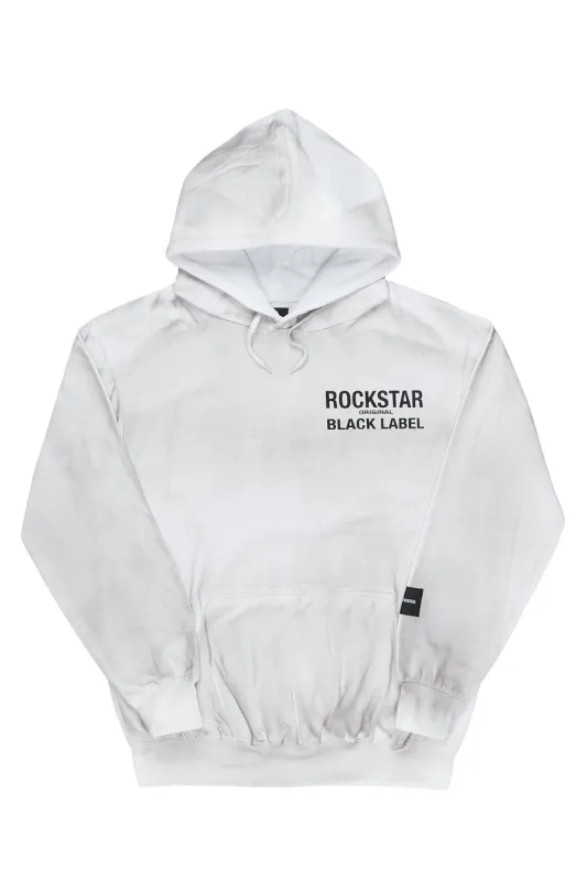 Art Dist. White Graphic Hoodie sold by Rockstar Original
