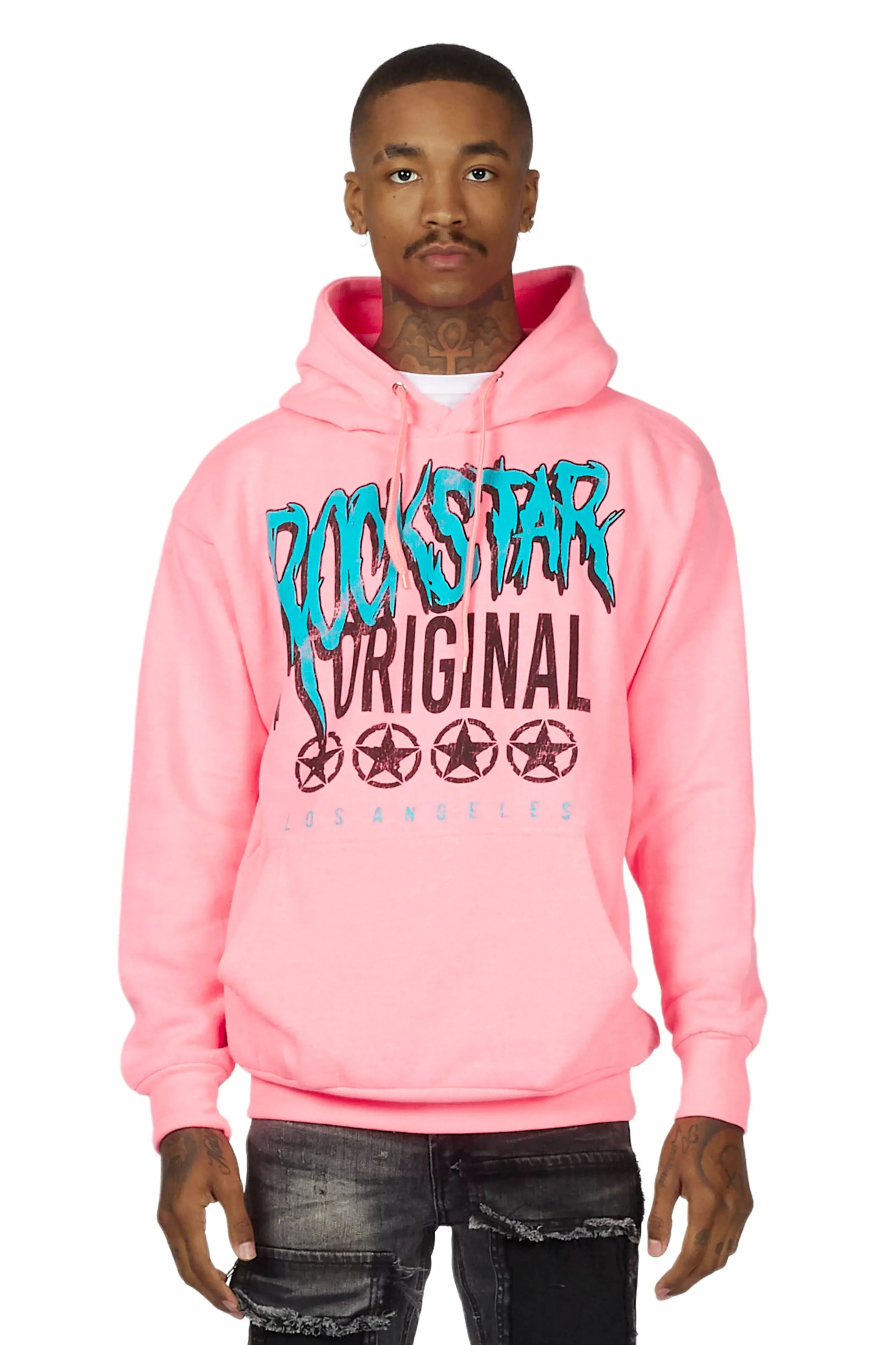Wizzurd Pink Graphic Hoodie sold by Rockstar Original