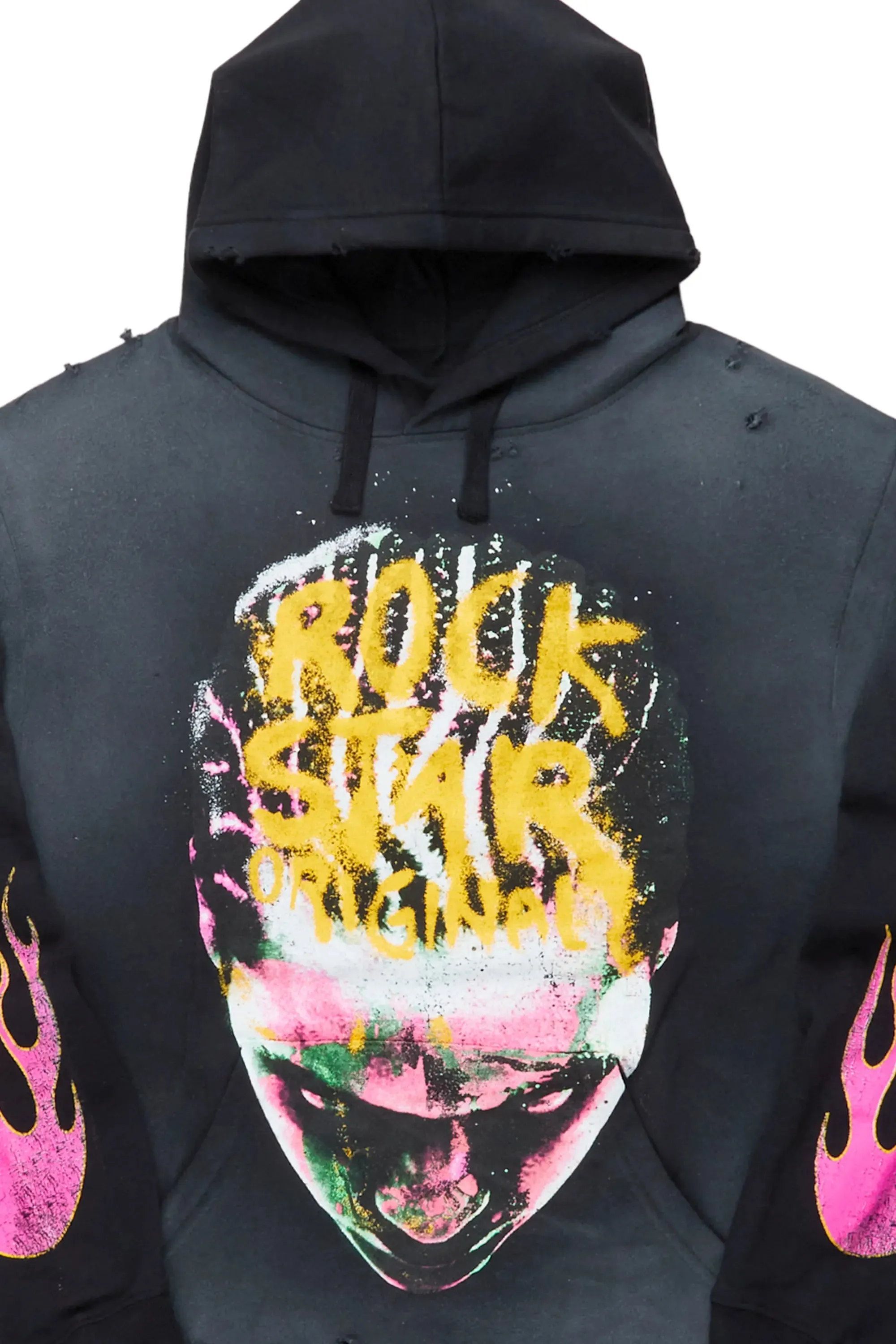 Rafe Black Graphic Hoodie sold by Rockstar Original product image thumbnail 3